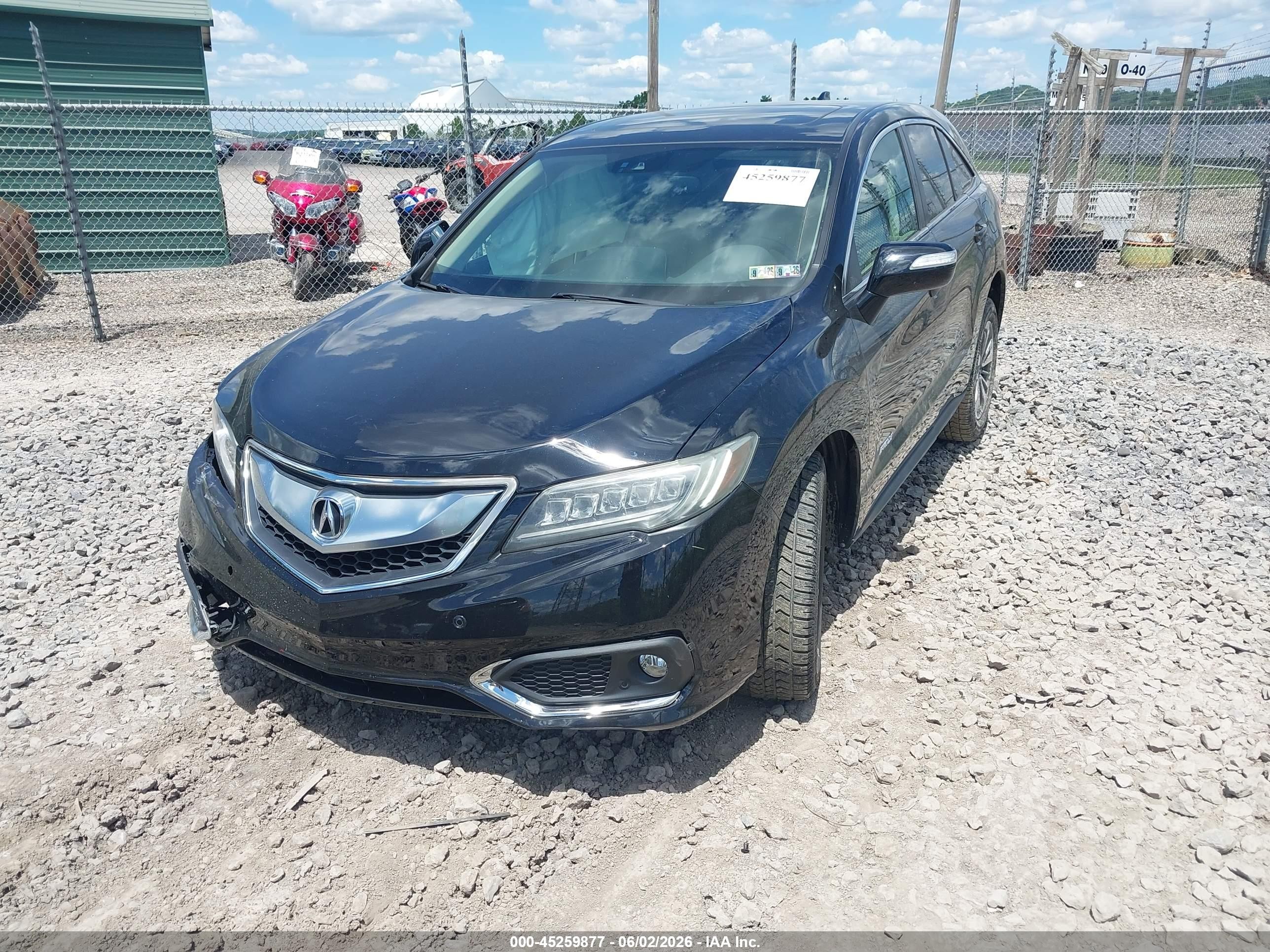 2016 Acura Rdx Advance Package Black vin: 5J8TB4H71GL012877