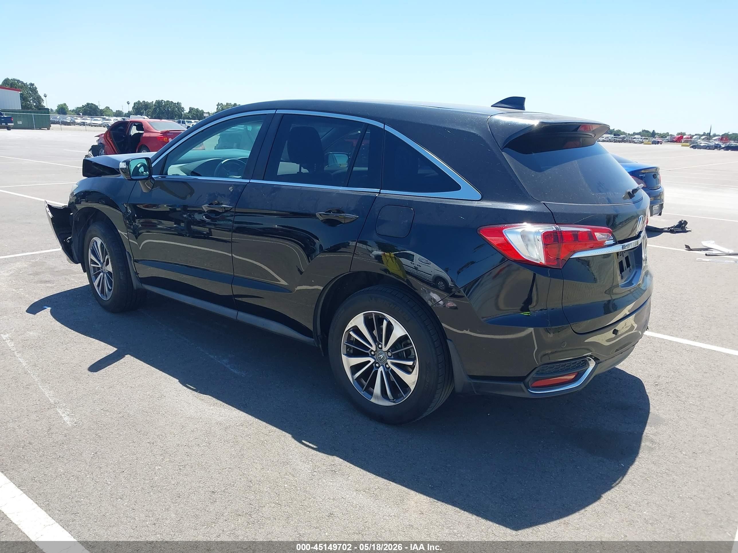 2017 Acura Rdx Advance Package Черный vin: 5J8TB4H76HL004159