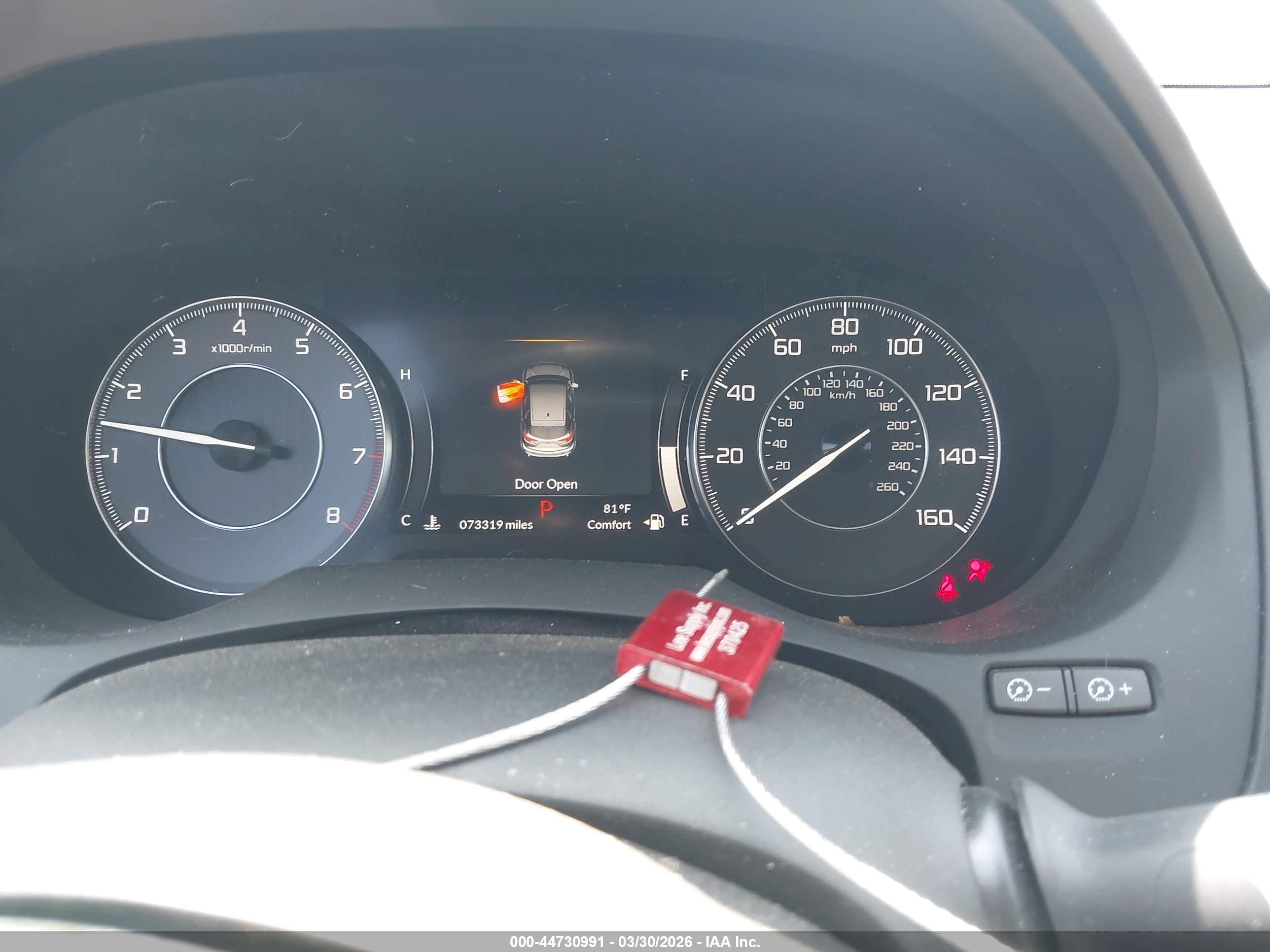 2020 Acura Rdx Standard Белый vin: 5J8TC1H37LL004138