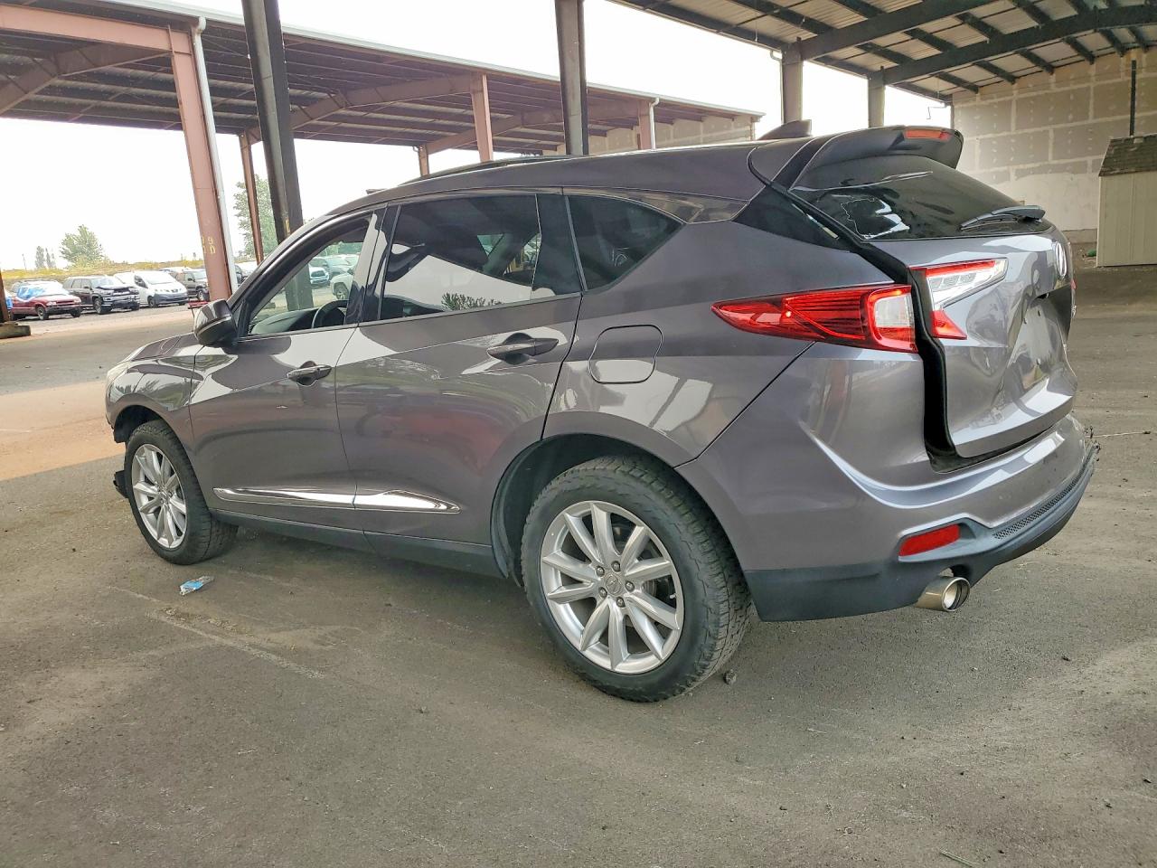 2019 Acura Rdx Gray vin: 5J8TC1H38KL024753