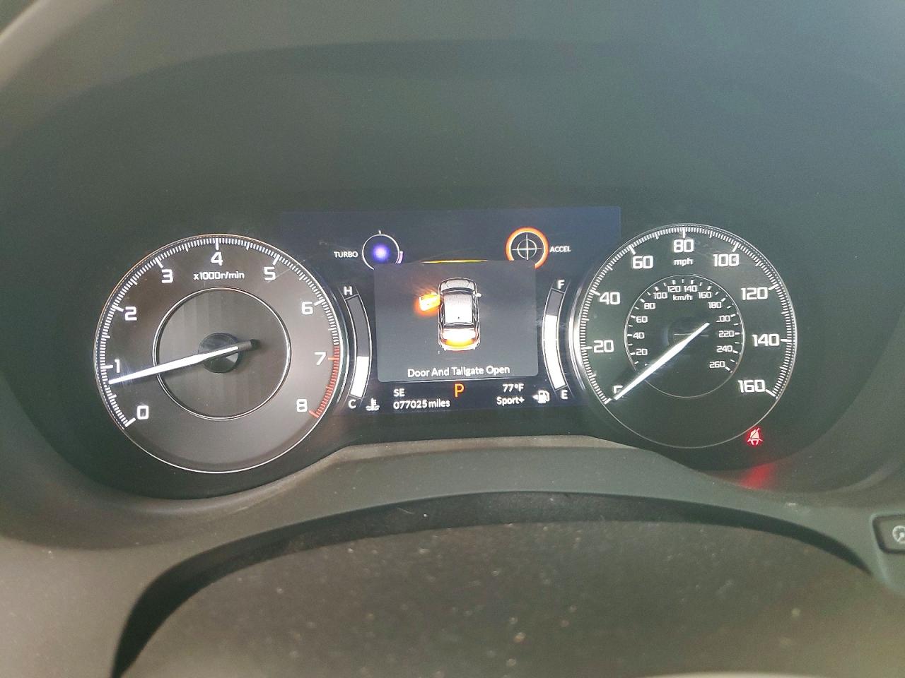 2019 Acura Rdx Gray vin: 5J8TC1H38KL024753