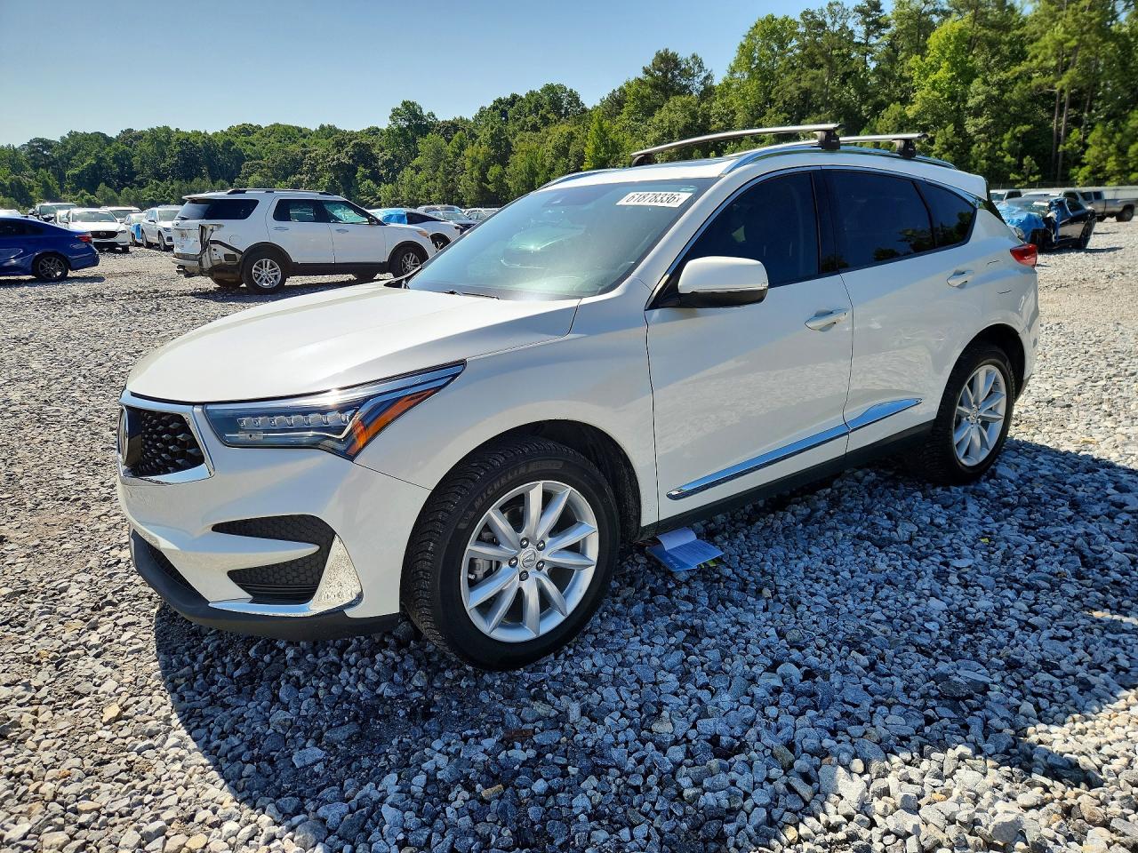 2019 Acura Rdx White vin: 5J8TC1H39KL000431