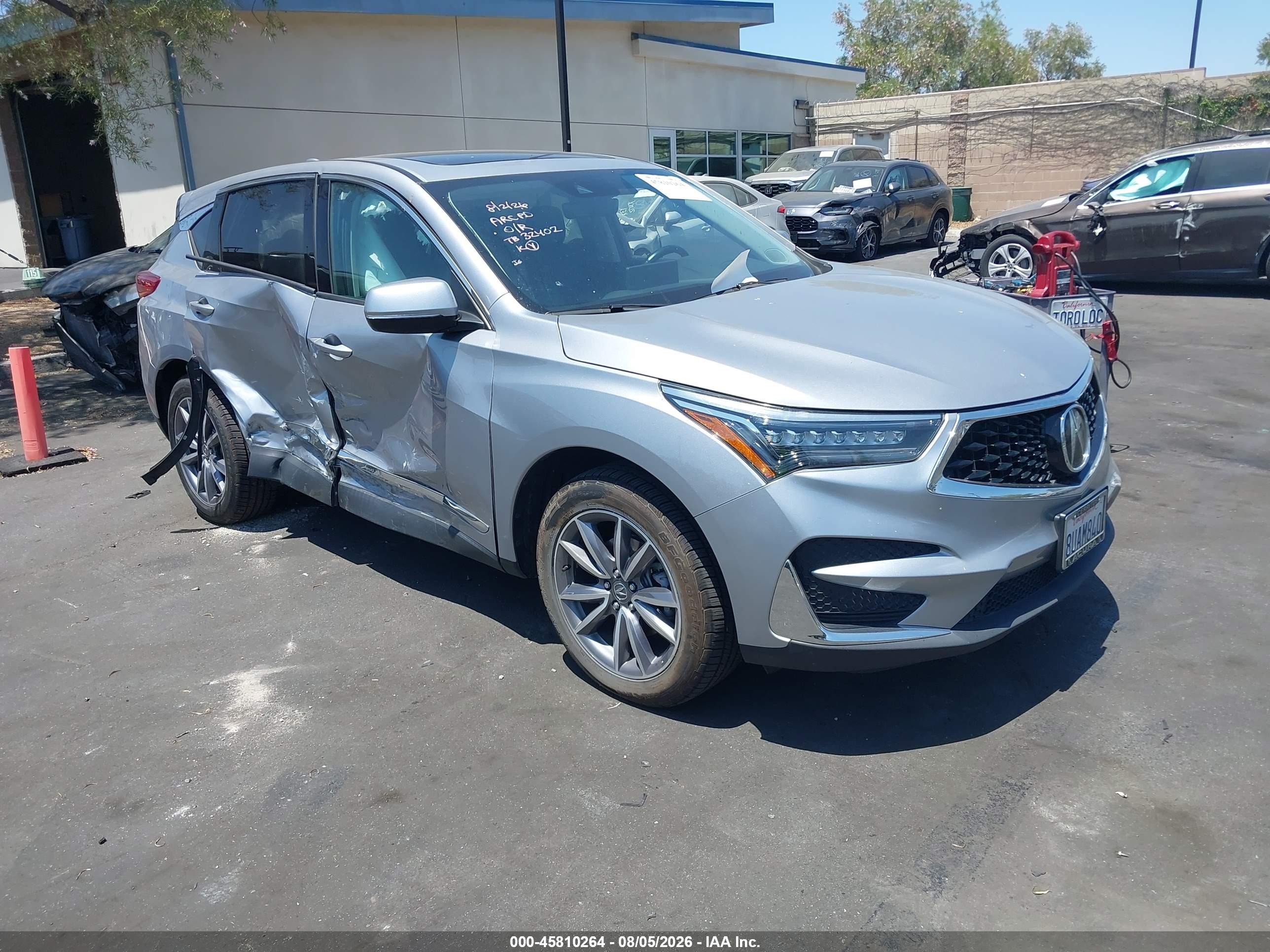 2021 Acura Rdx Technology Package Silver vin: 5J8TC1H52ML004549