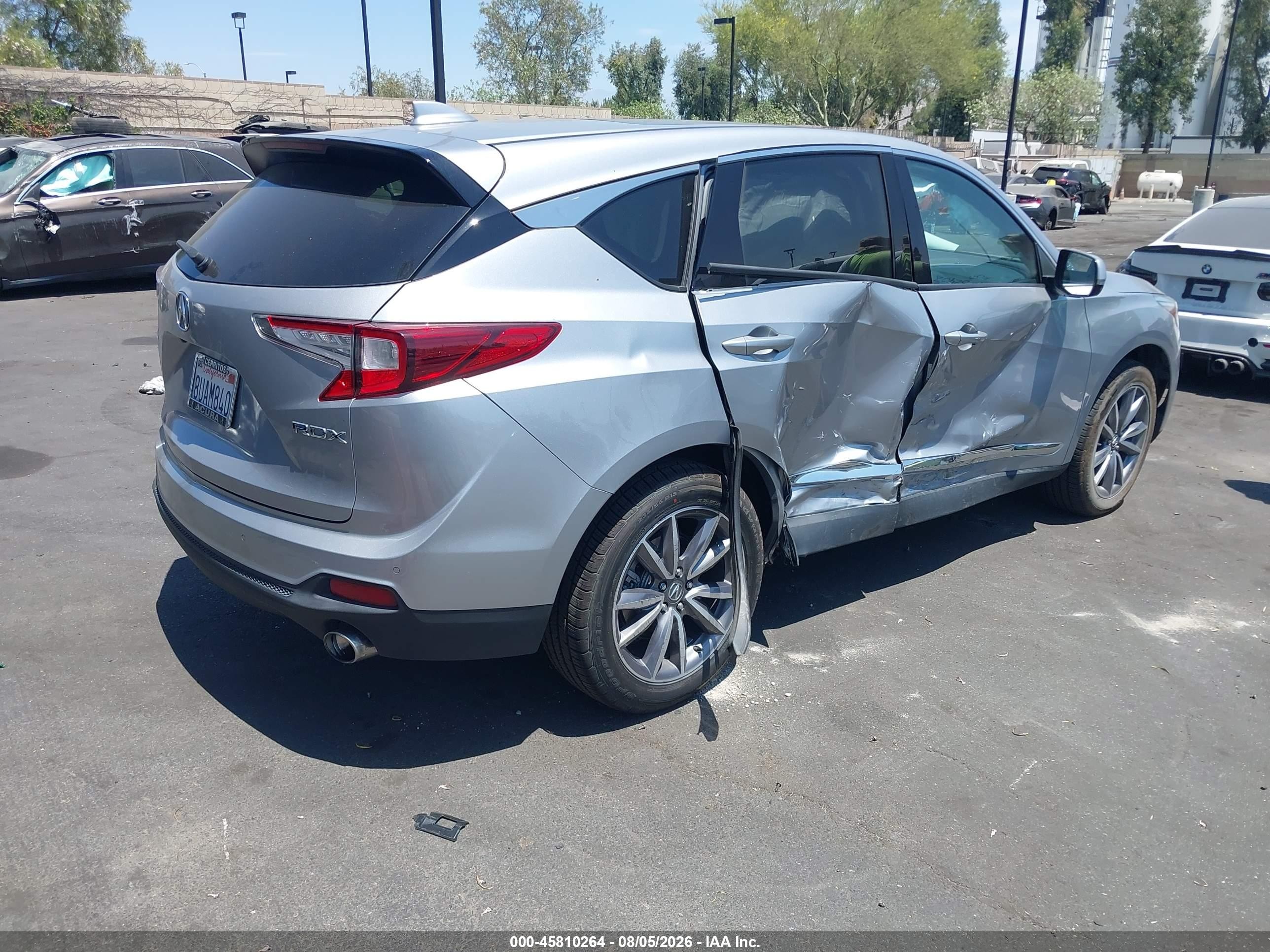 2021 Acura Rdx Technology Package Silver vin: 5J8TC1H52ML004549