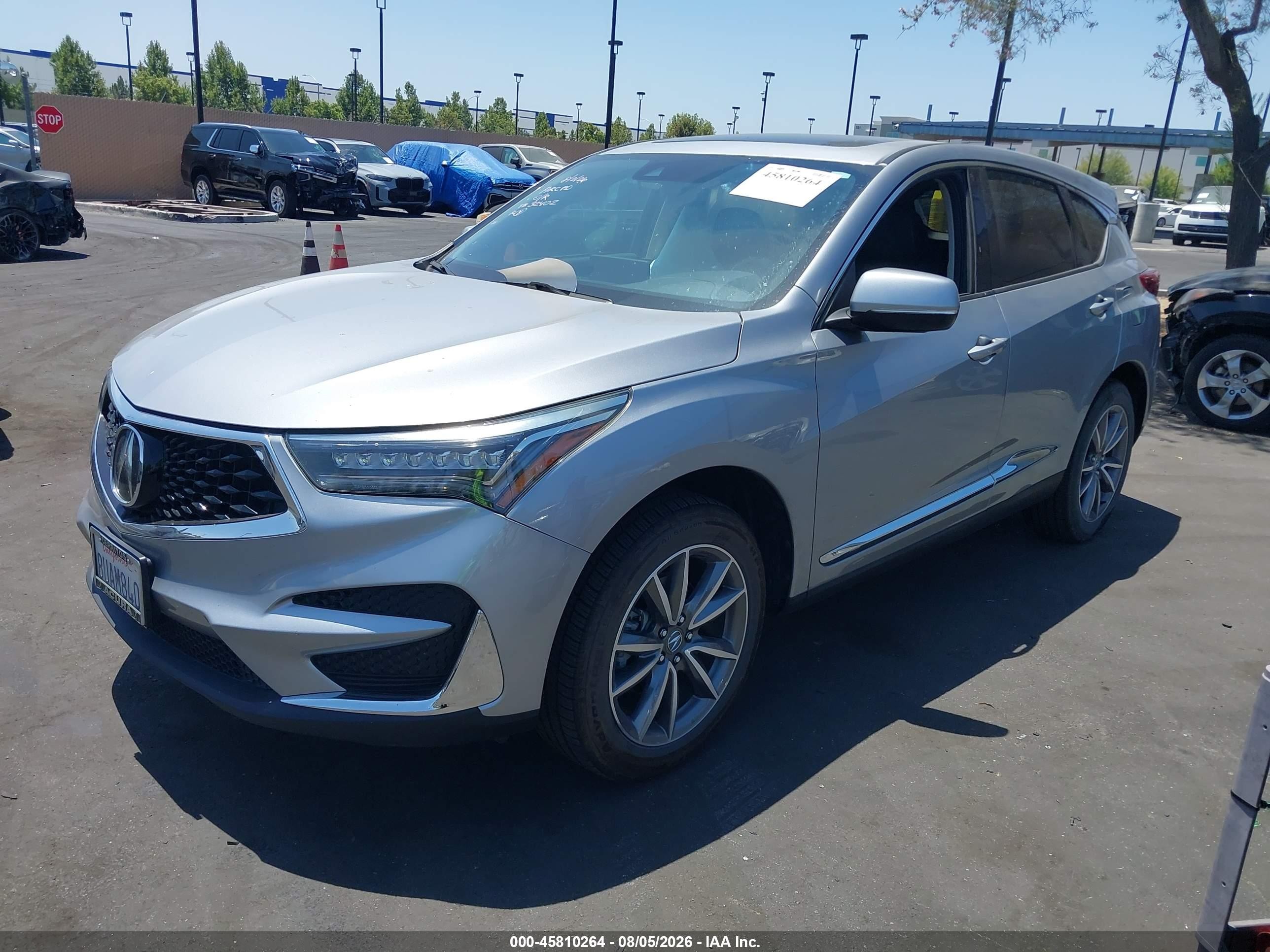 2021 Acura Rdx Technology Package Silver vin: 5J8TC1H52ML004549