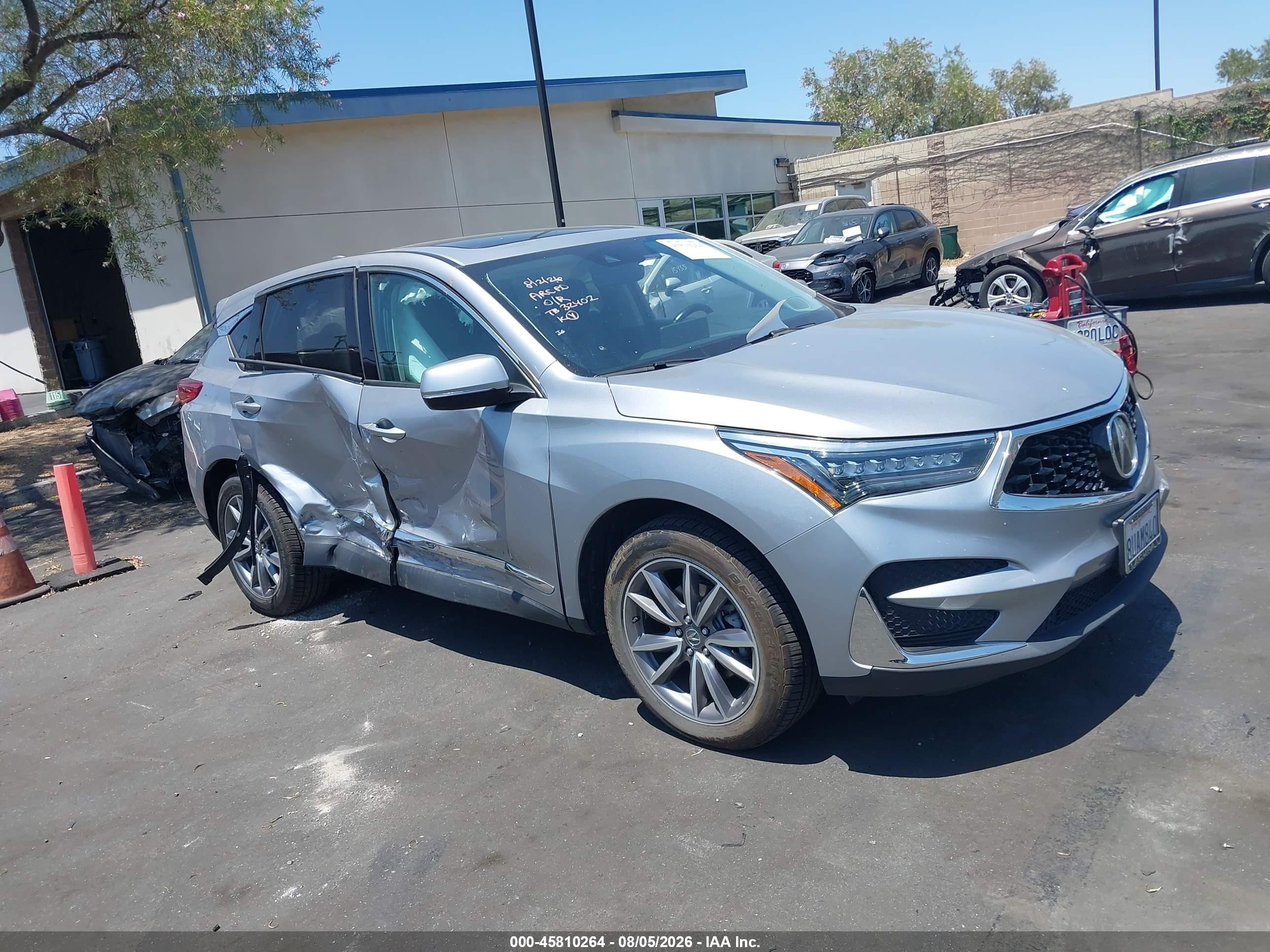 2021 Acura Rdx Technology Package Silver vin: 5J8TC1H52ML004549