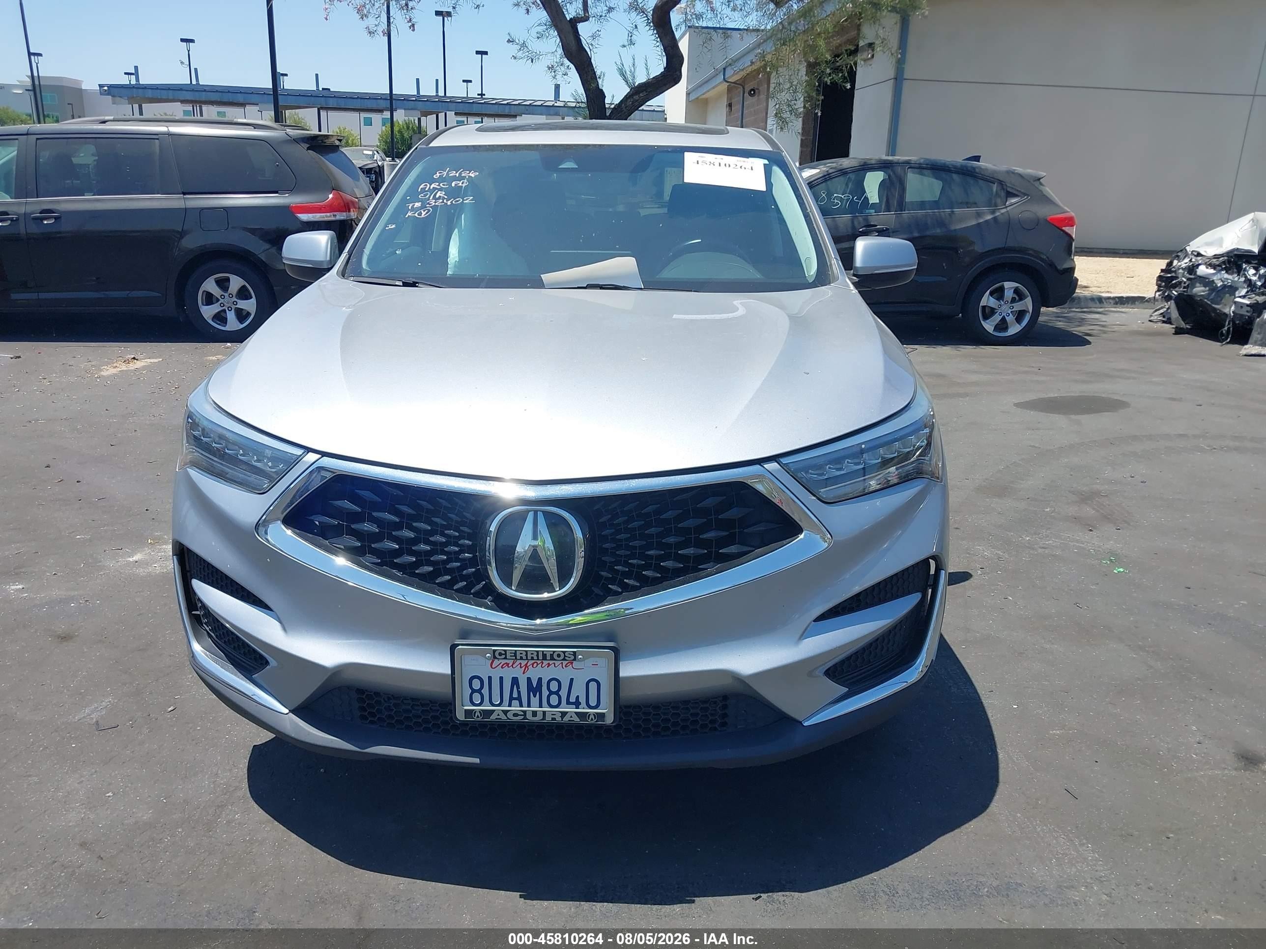 2021 Acura Rdx Technology Package Silver vin: 5J8TC1H52ML004549