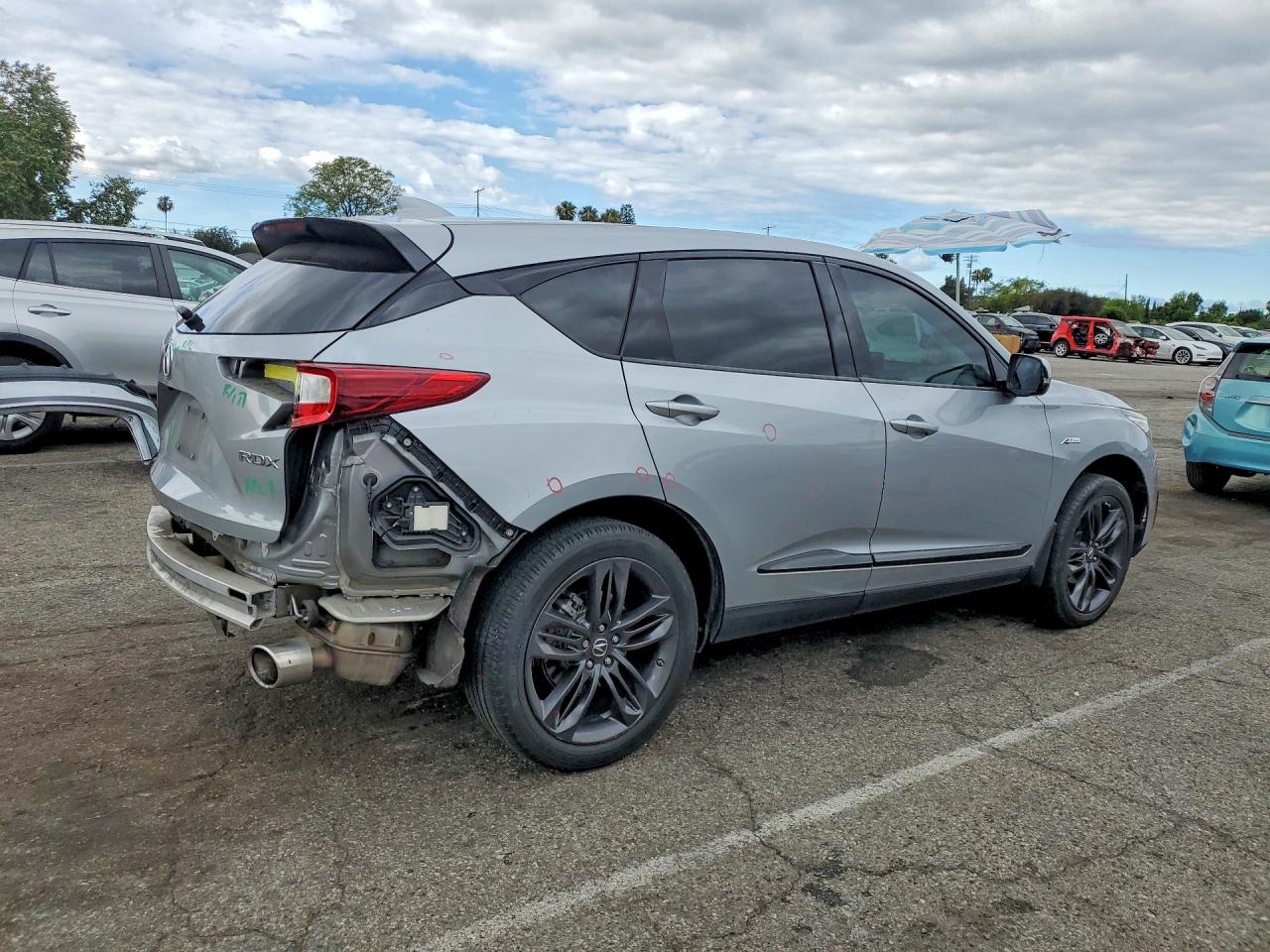 2020 Acura Rdx A-spec Серебряный vin: 5J8TC1H66LL008739