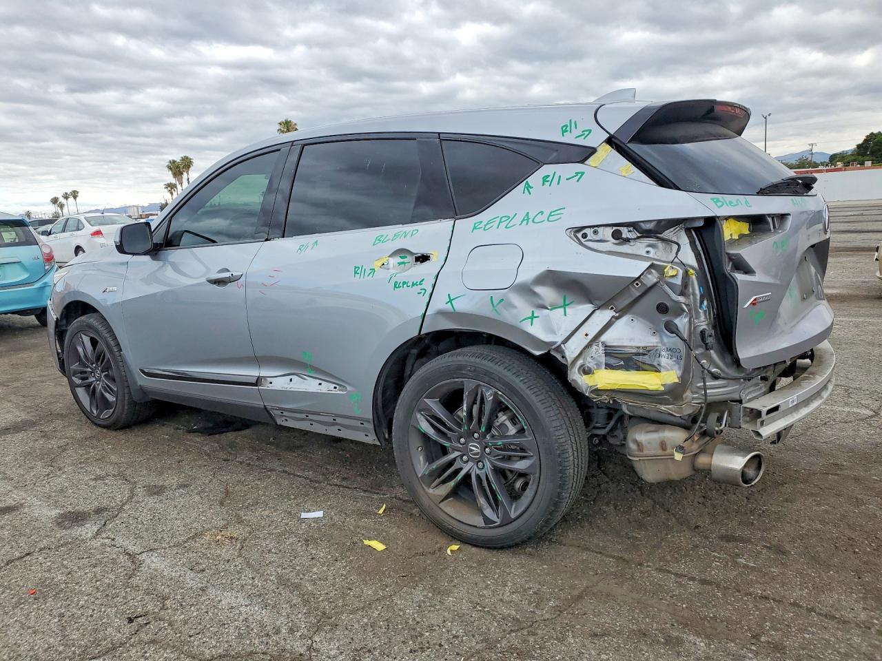 2020 Acura Rdx A-spec Серебряный vin: 5J8TC1H66LL008739