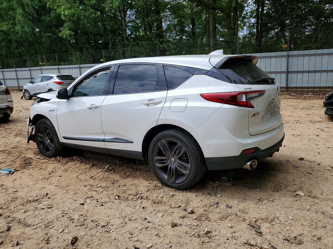 2020 Acura Rdx A-spec White vin: 5J8TC1H67LL008233