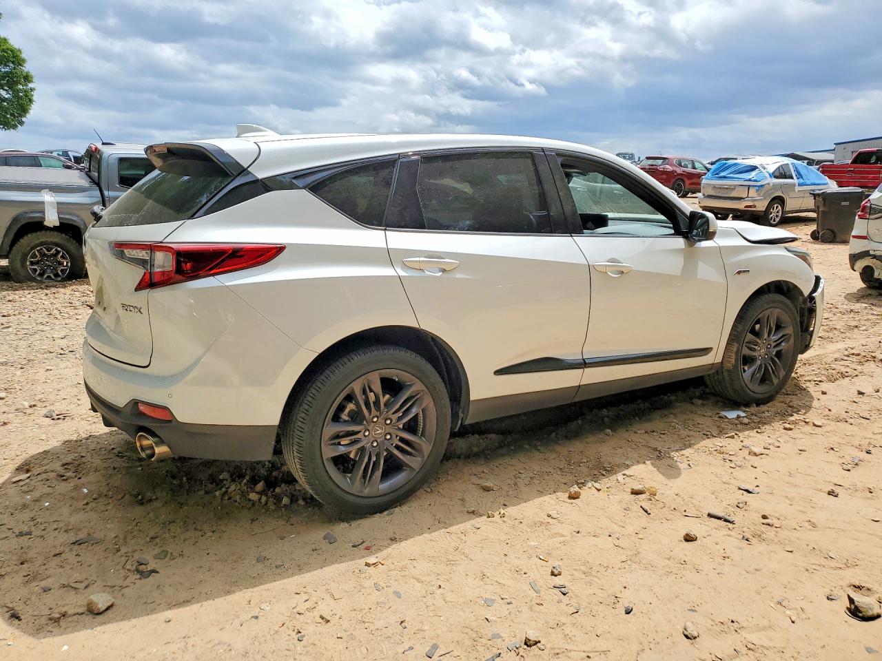 2020 Acura Rdx A-spec White vin: 5J8TC1H67LL008233