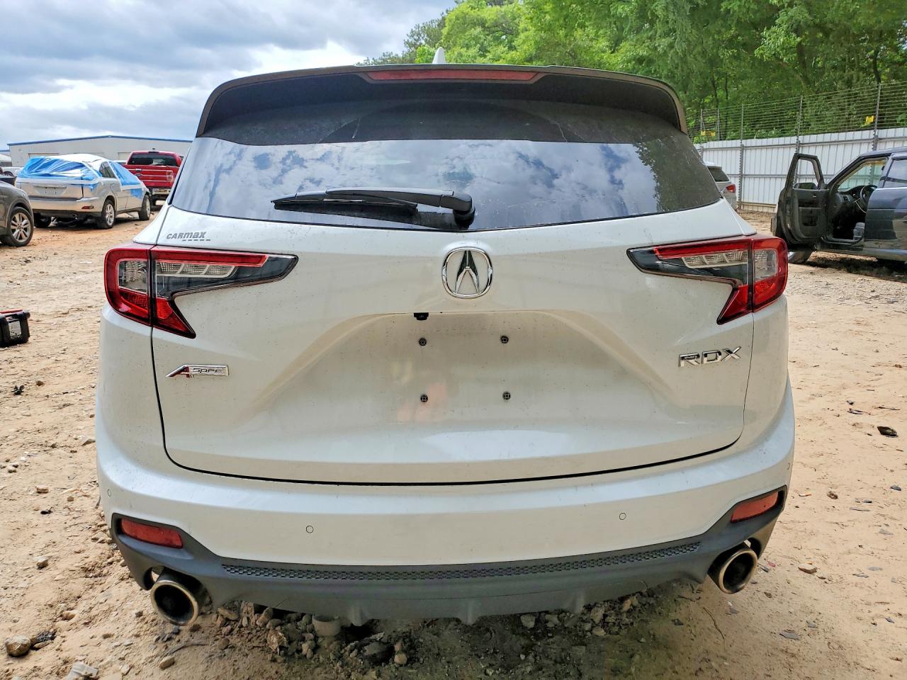 2020 Acura Rdx A-spec White vin: 5J8TC1H67LL008233