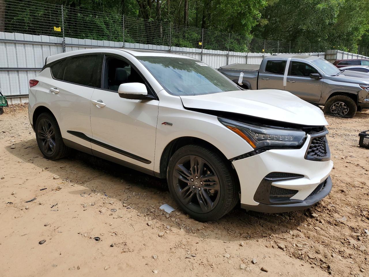 2020 Acura Rdx A-spec White vin: 5J8TC1H67LL008233