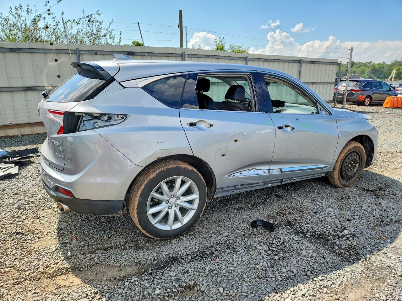 2020 Acura Rdx Silver vin: 5J8TC2H30LL034491