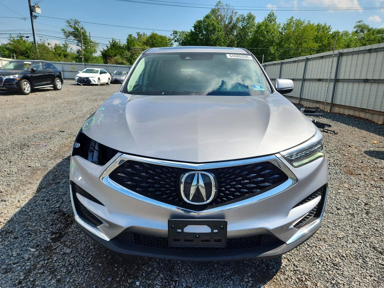 2020 Acura Rdx Silver vin: 5J8TC2H30LL034491
