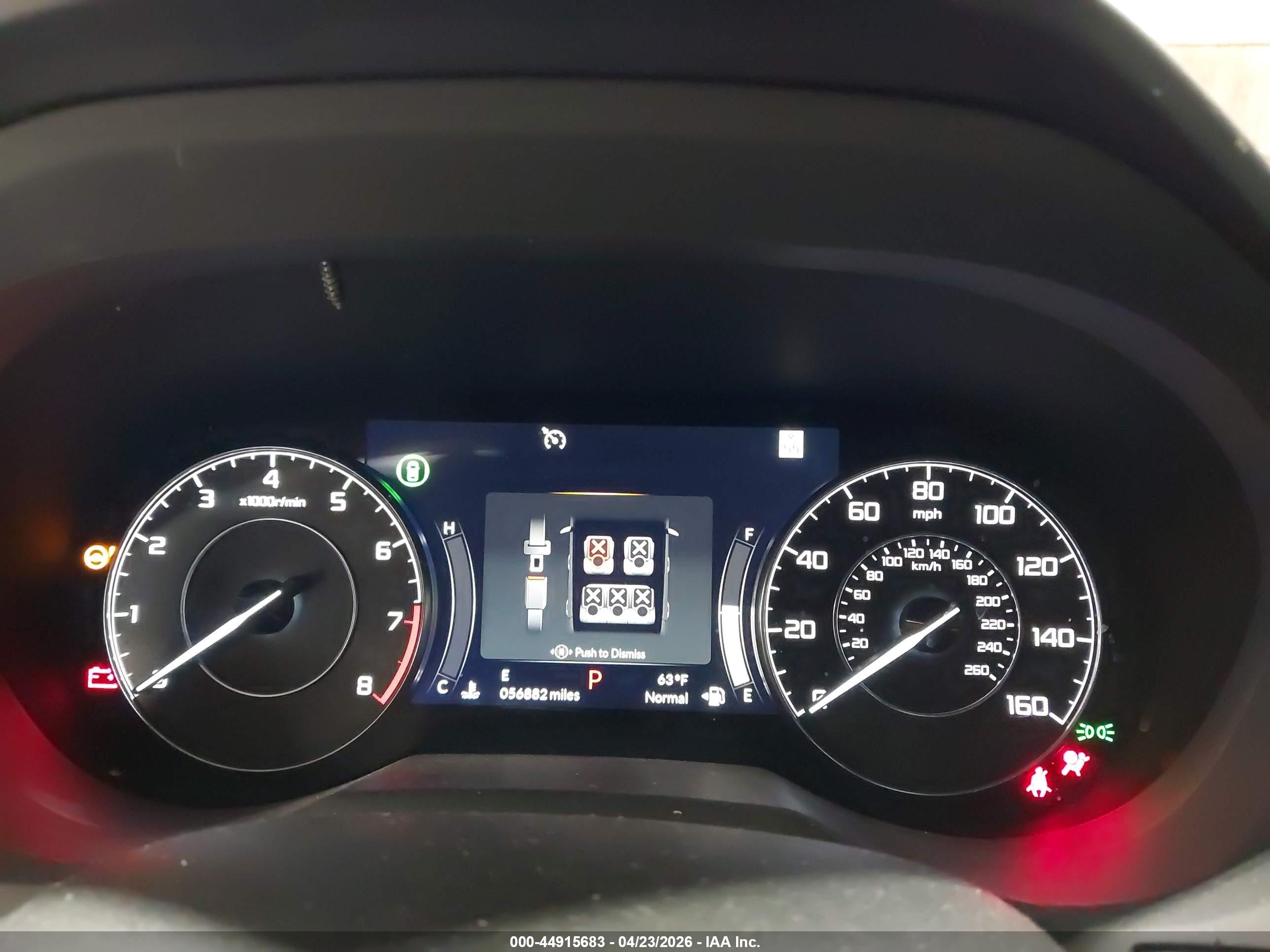 2024 Acura Rdx Standard Серый vin: 5J8TC2H30RL017778
