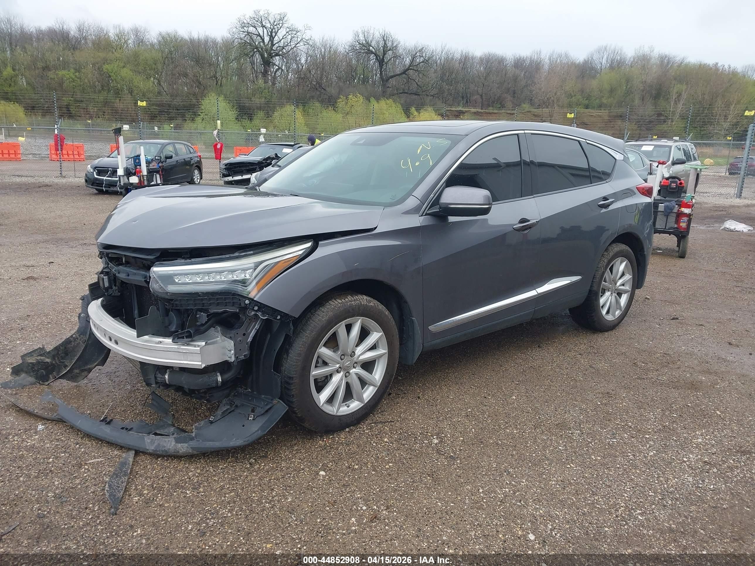2020 Acura Rdx Standard Серый vin: 5J8TC2H31LL014069