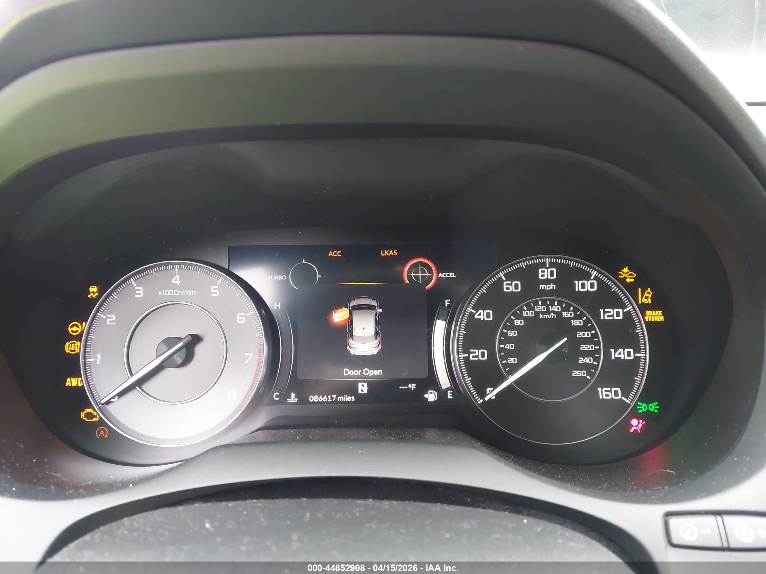 2020 Acura Rdx Standard Серый vin: 5J8TC2H31LL014069