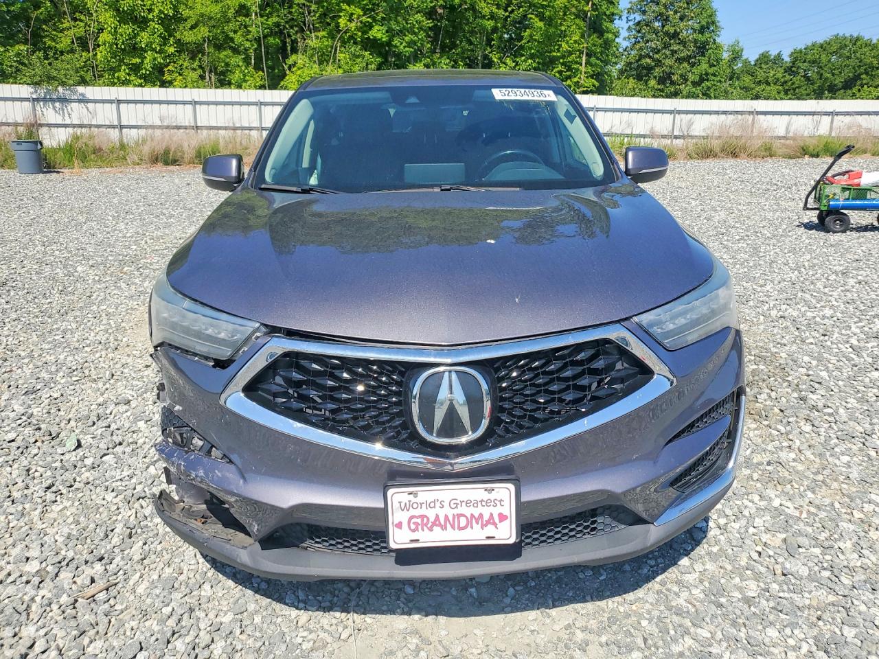 2020 Acura Rdx Gray vin: 5J8TC2H31LL019840