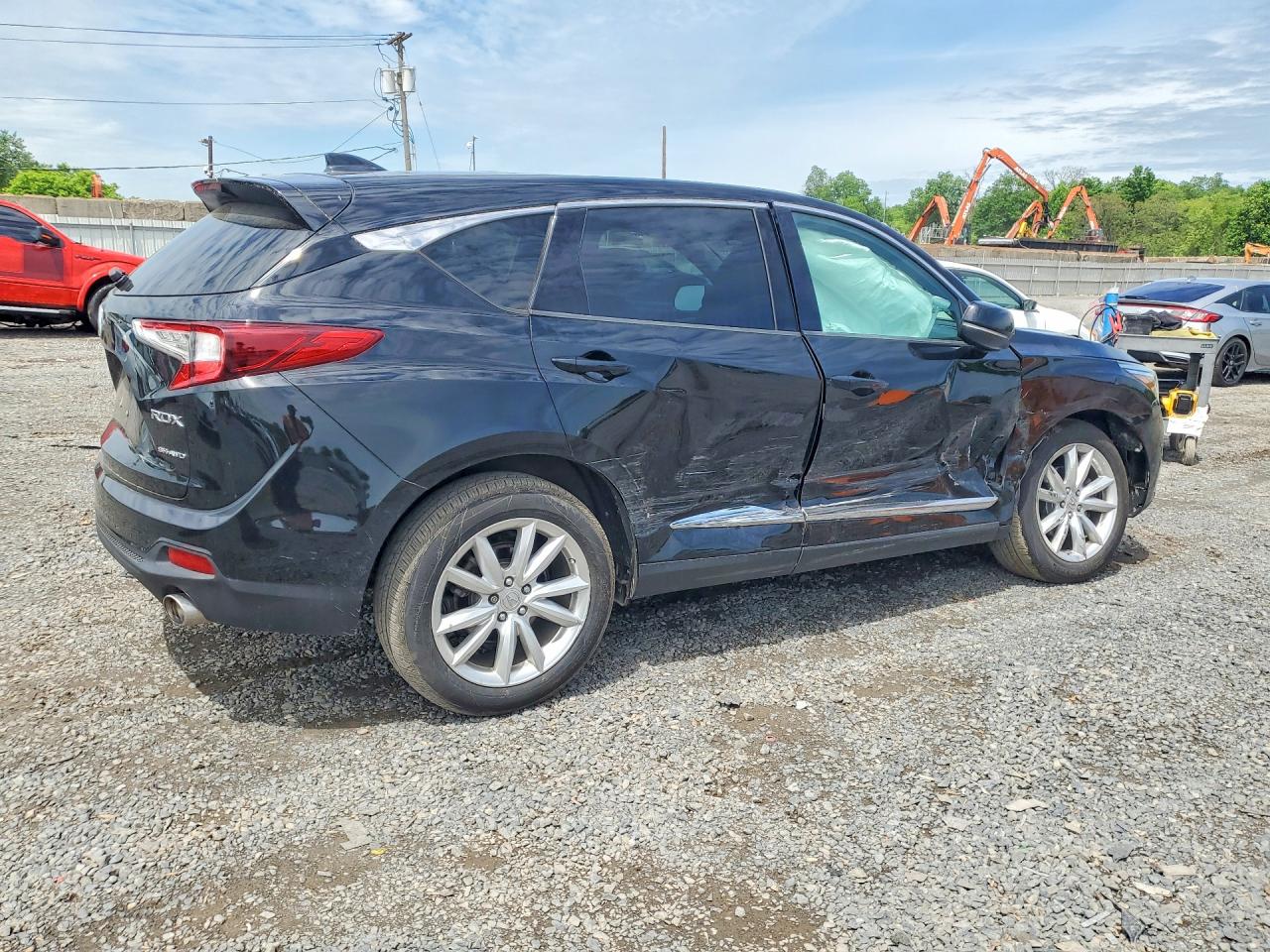 2019 Acura Rdx Black vin: 5J8TC2H32KL042719
