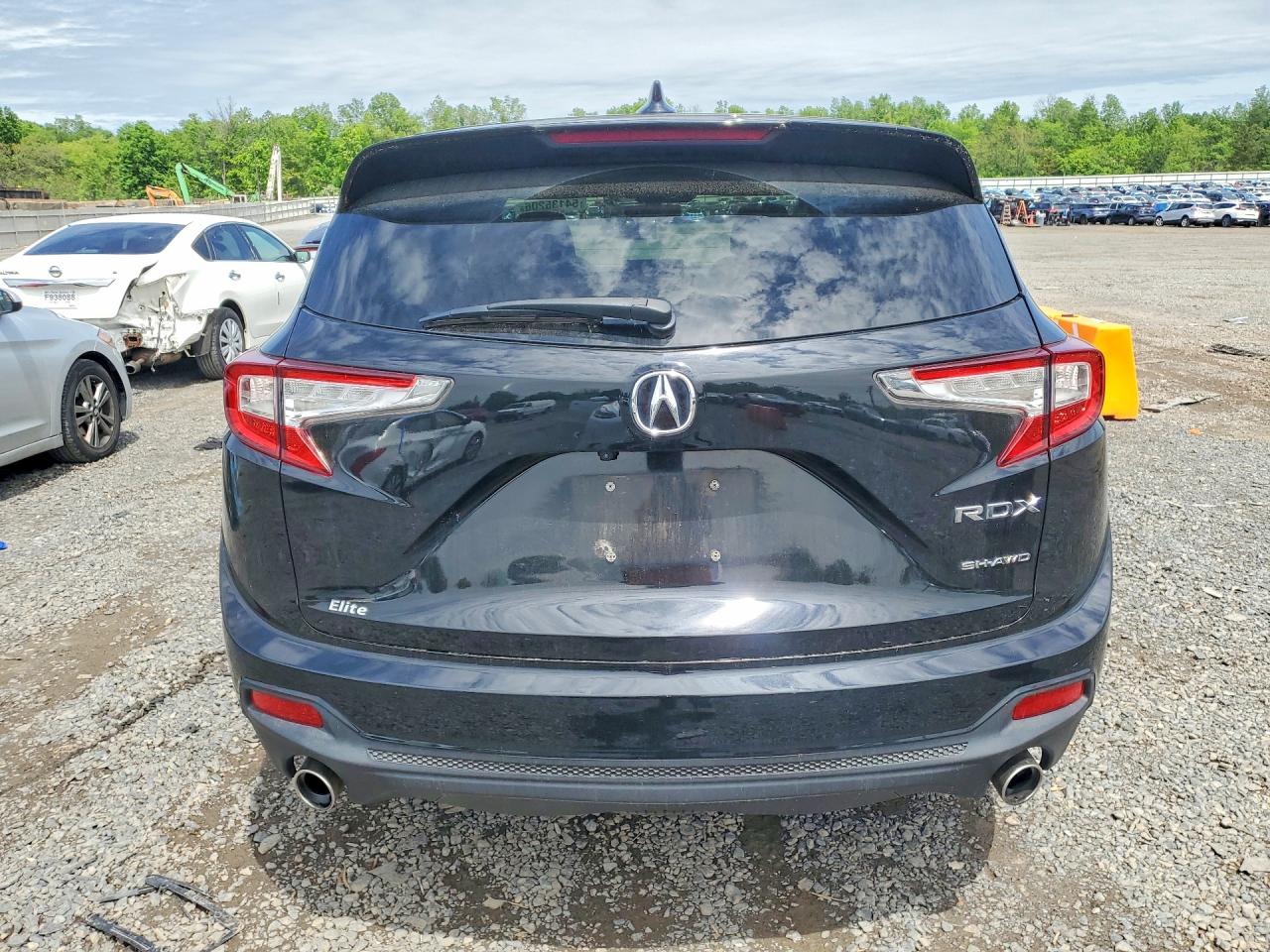 2019 Acura Rdx Black vin: 5J8TC2H32KL042719