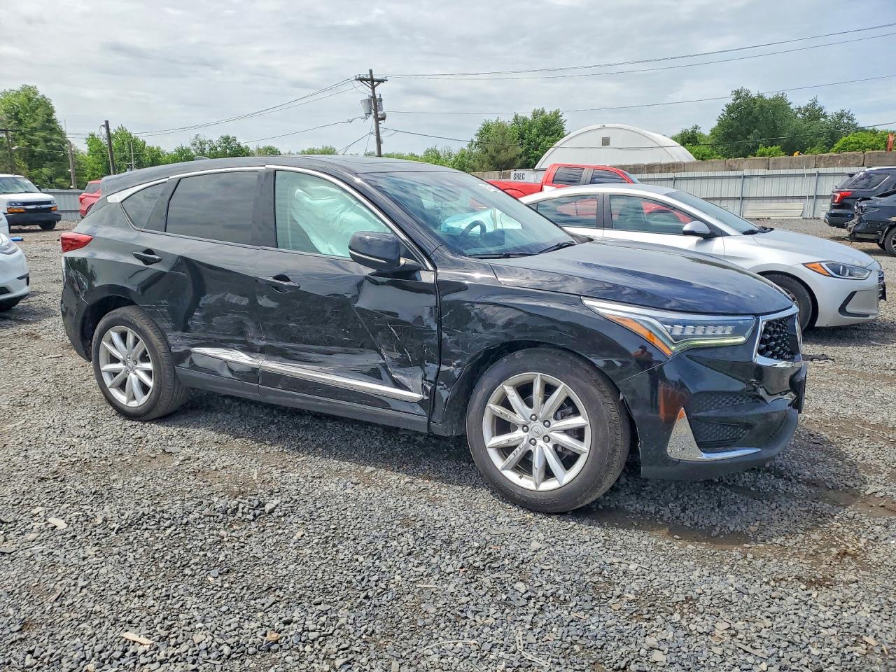 2019 Acura Rdx Black vin: 5J8TC2H32KL042719
