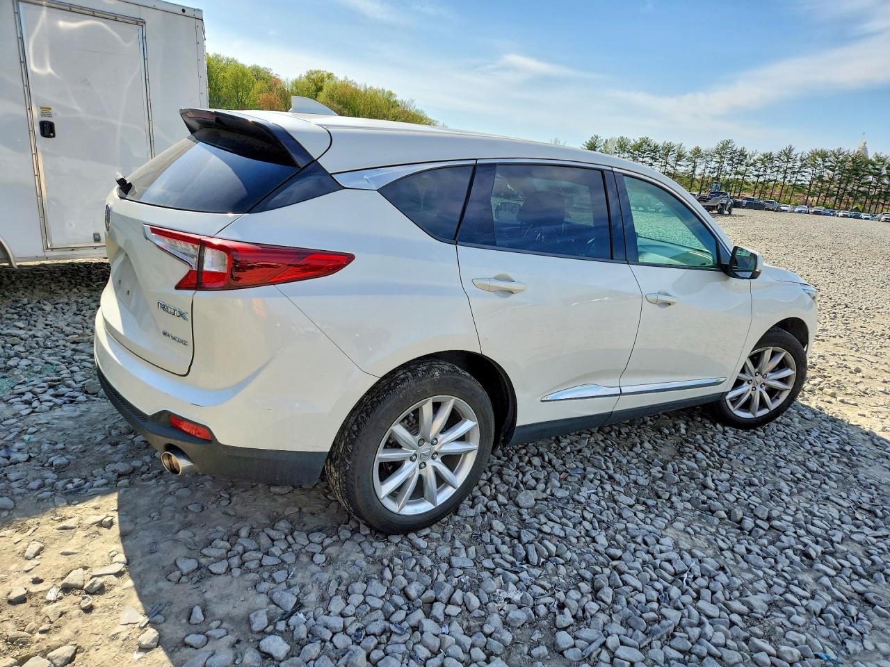 2019 Acura Rdx White vin: 5J8TC2H34KL042432