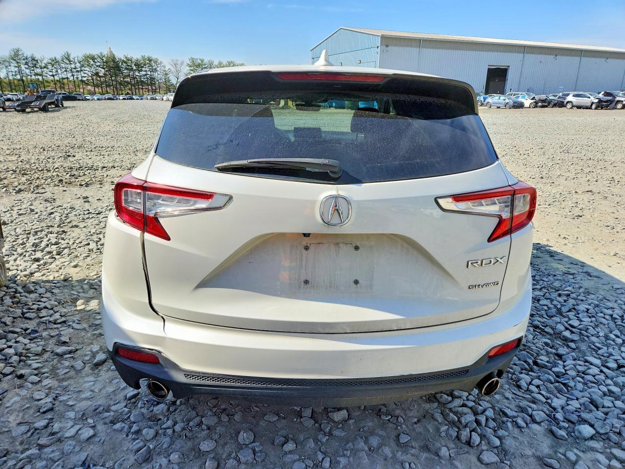 2019 Acura Rdx White vin: 5J8TC2H34KL042432