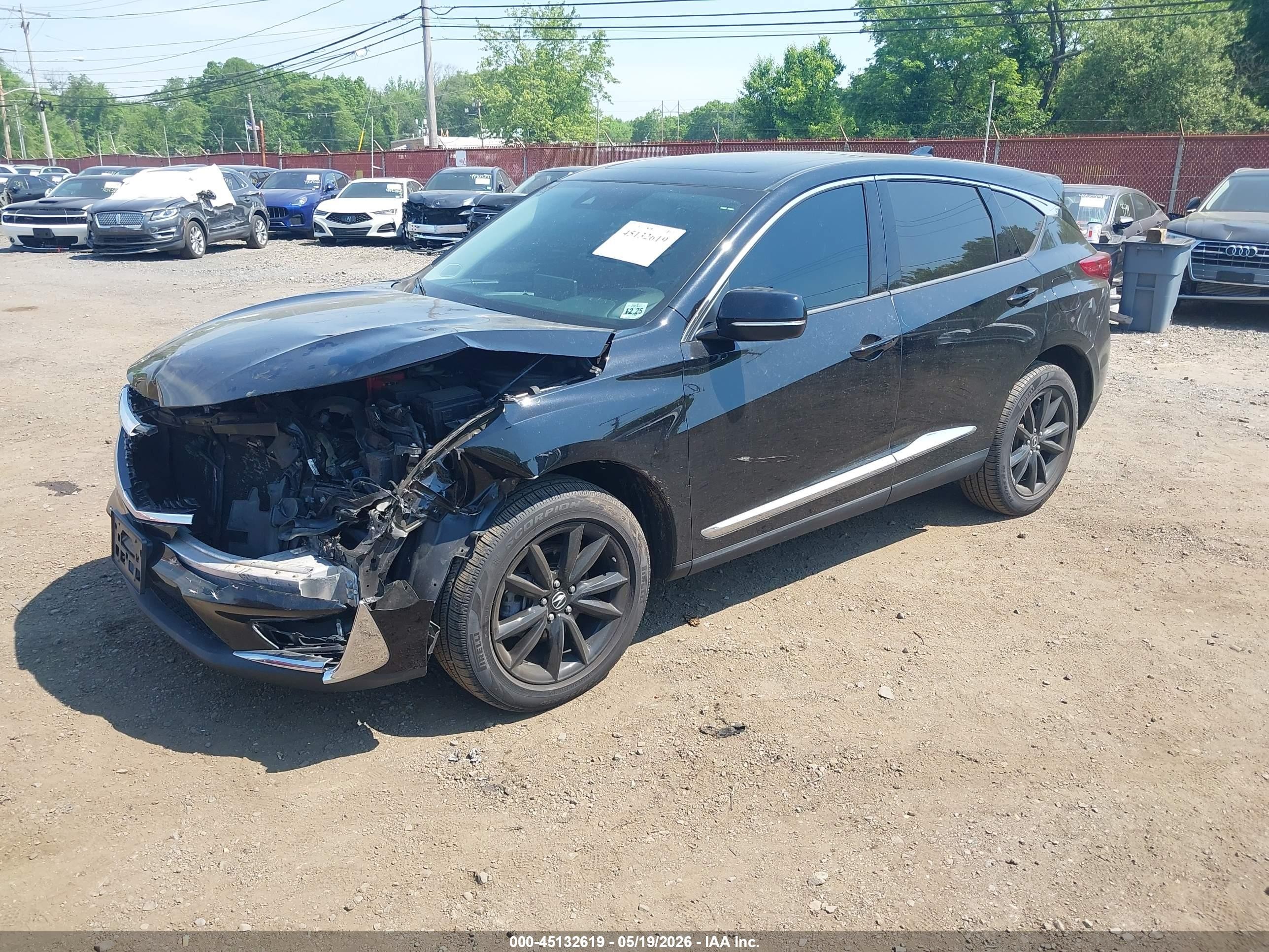 2021 Acura Rdx Standard Black vin: 5J8TC2H35ML016778