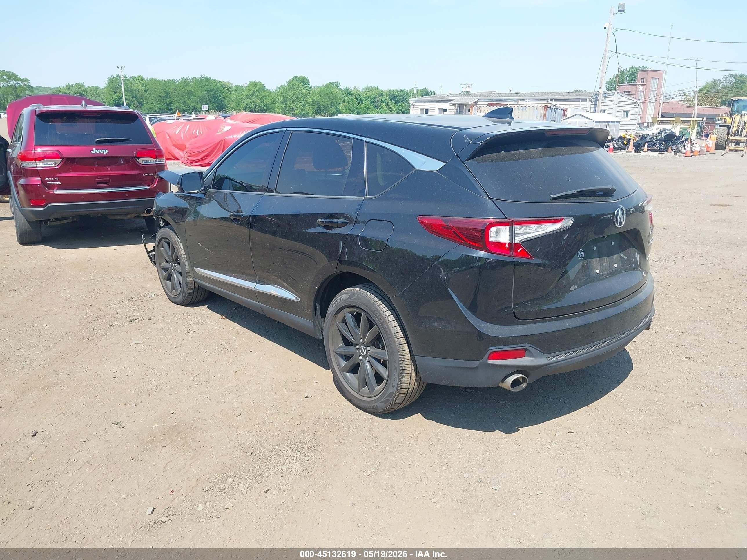 2021 Acura Rdx Standard Black vin: 5J8TC2H35ML016778