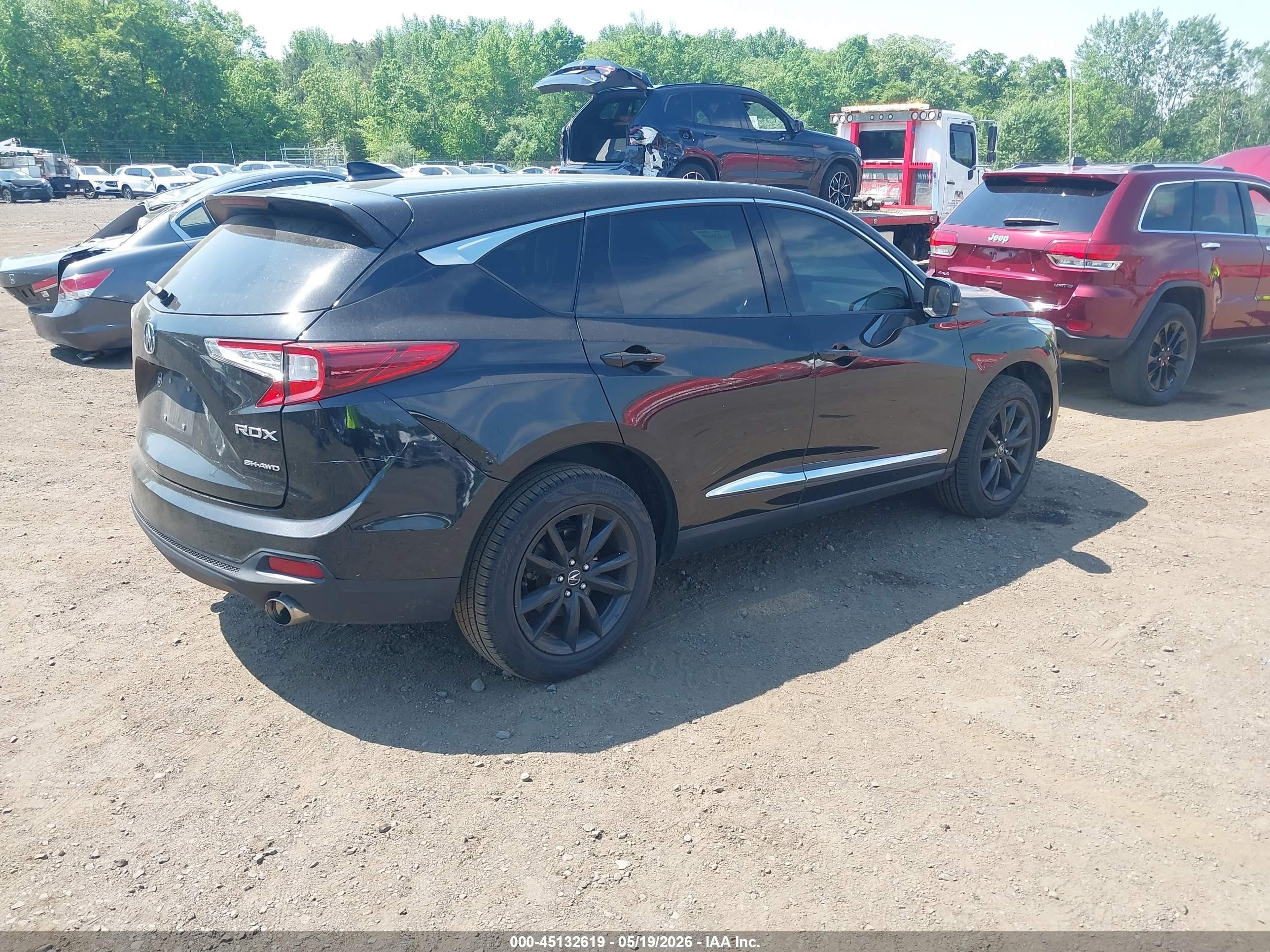 2021 Acura Rdx Standard Black vin: 5J8TC2H35ML016778