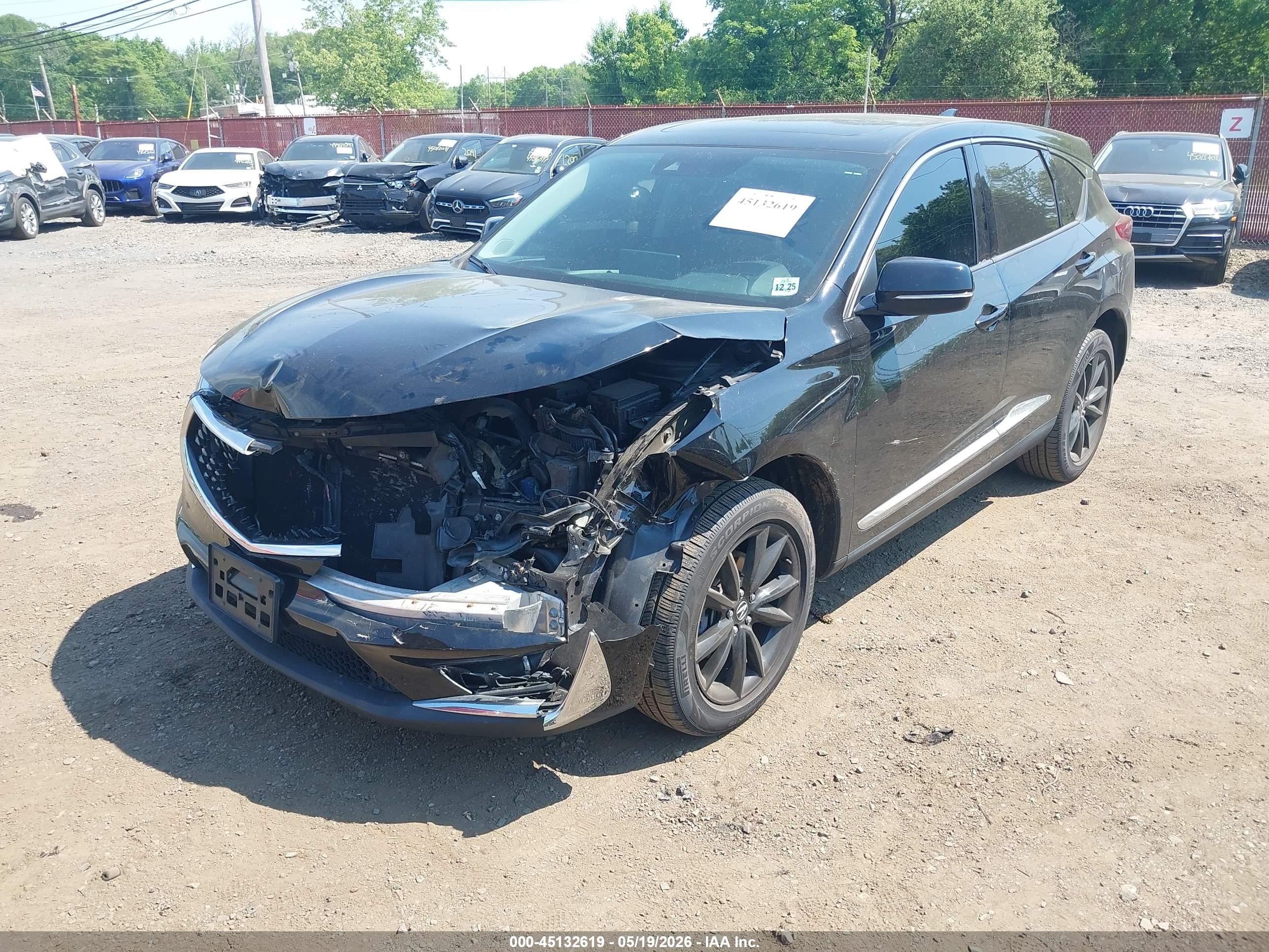 2021 Acura Rdx Standard Black vin: 5J8TC2H35ML016778