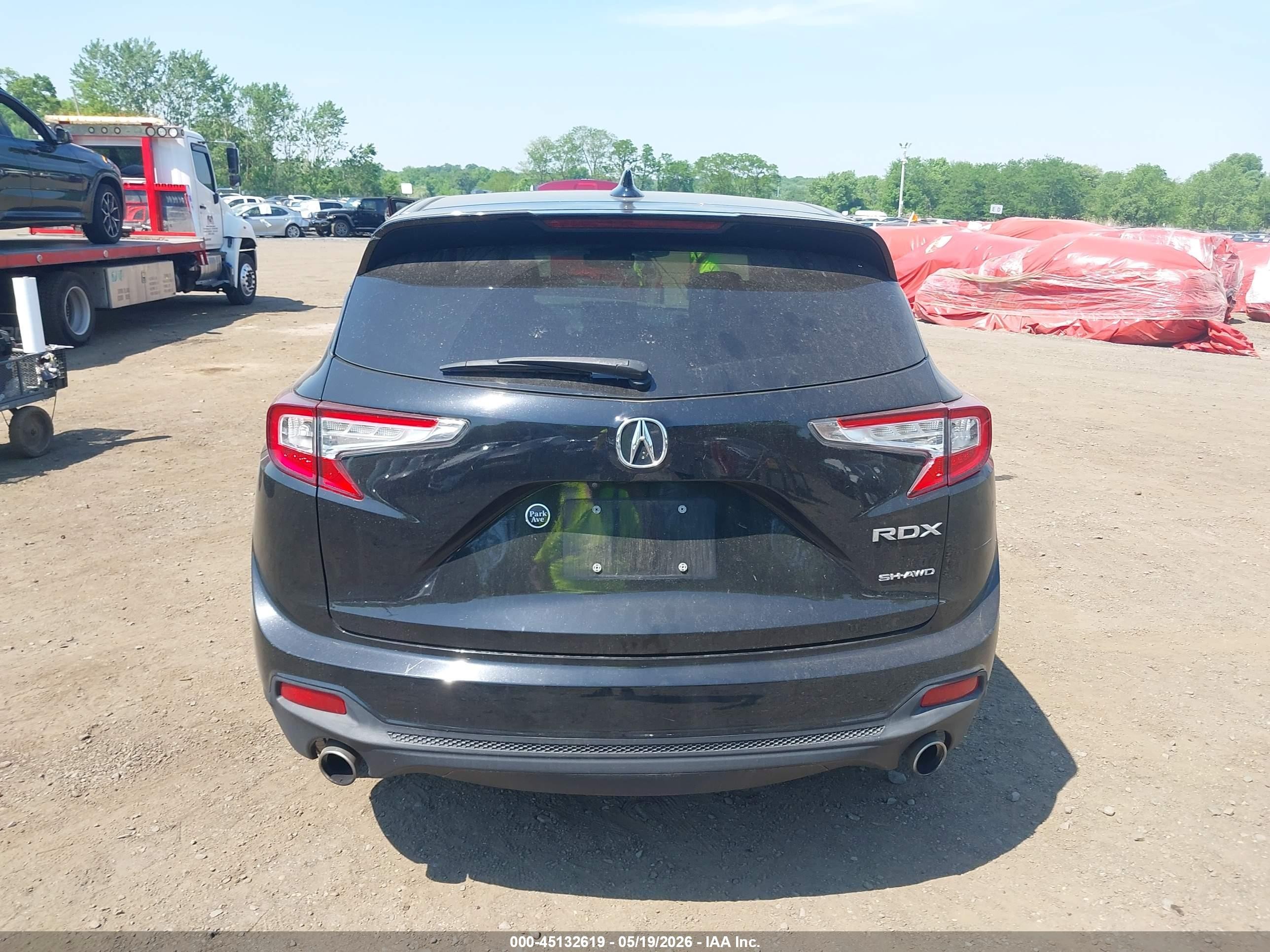 2021 Acura Rdx Standard Black vin: 5J8TC2H35ML016778