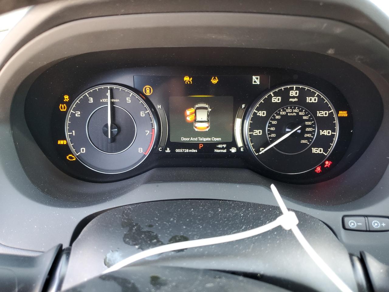 2025 Acura Rdx Белый vin: 5J8TC2H45SL018777