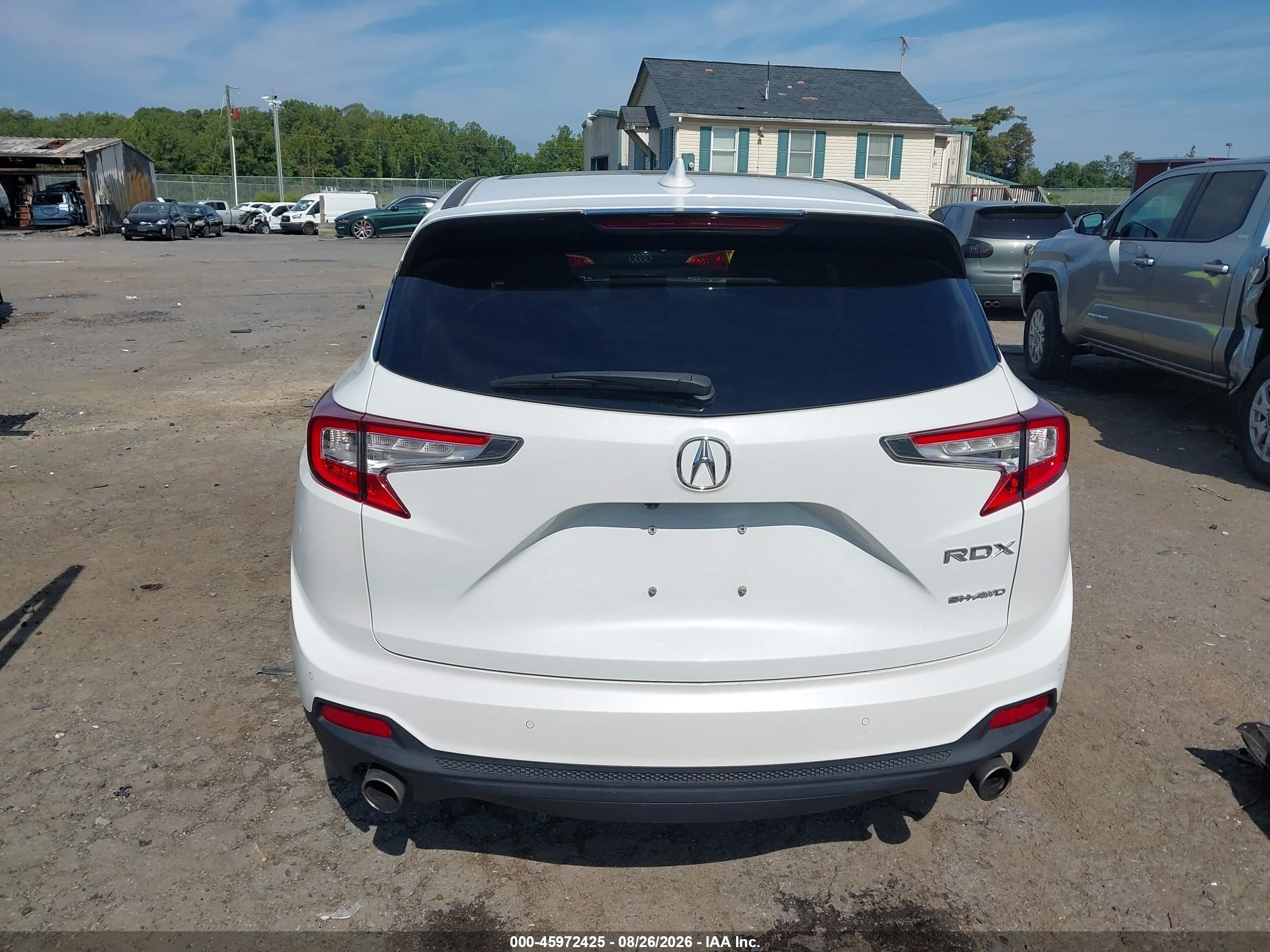2020 Acura Rdx Technology Package White vin: 5J8TC2H52LL008962