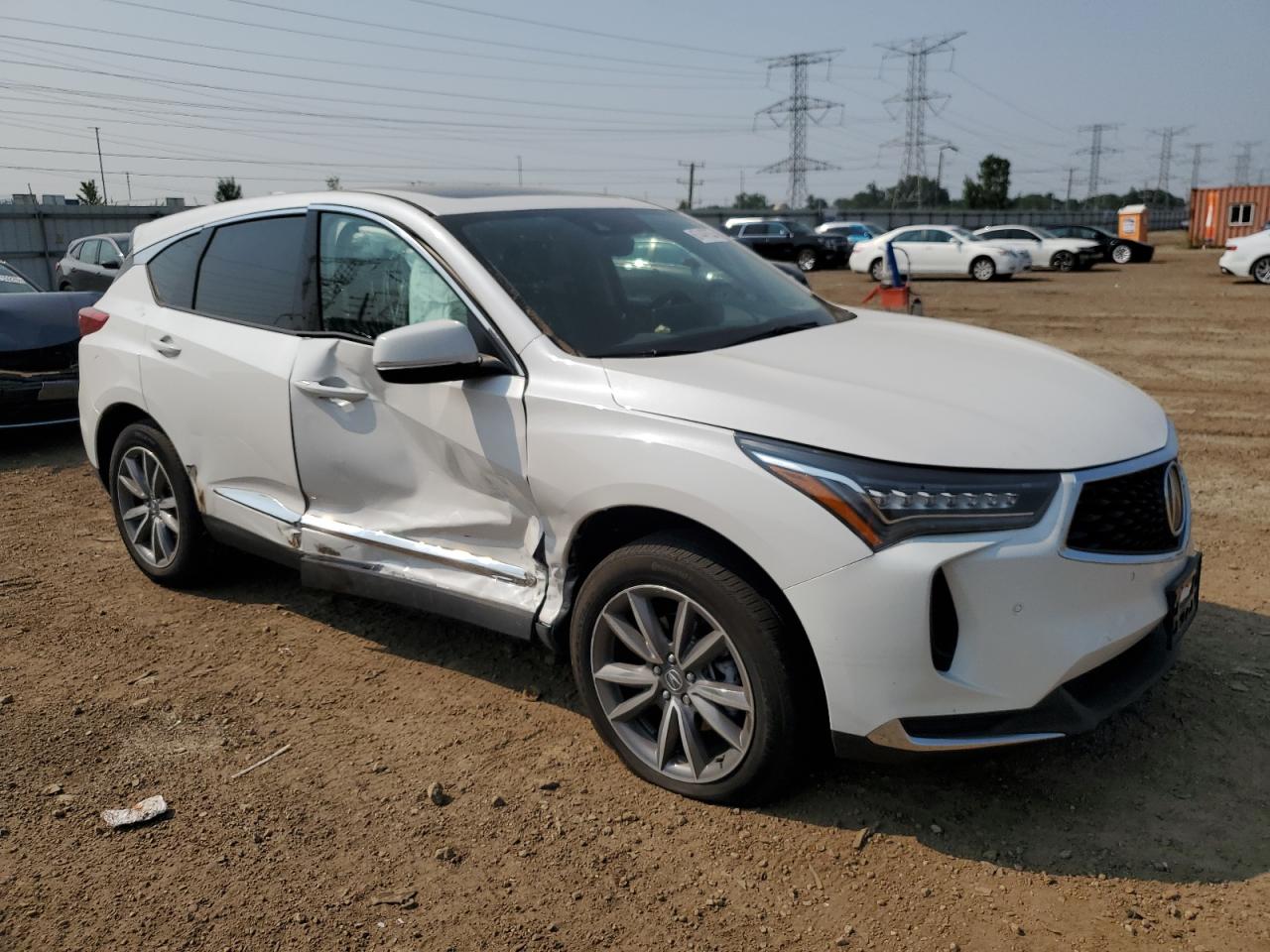2024 Acura Rdx Technology Белый vin: 5J8TC2H52RL012325