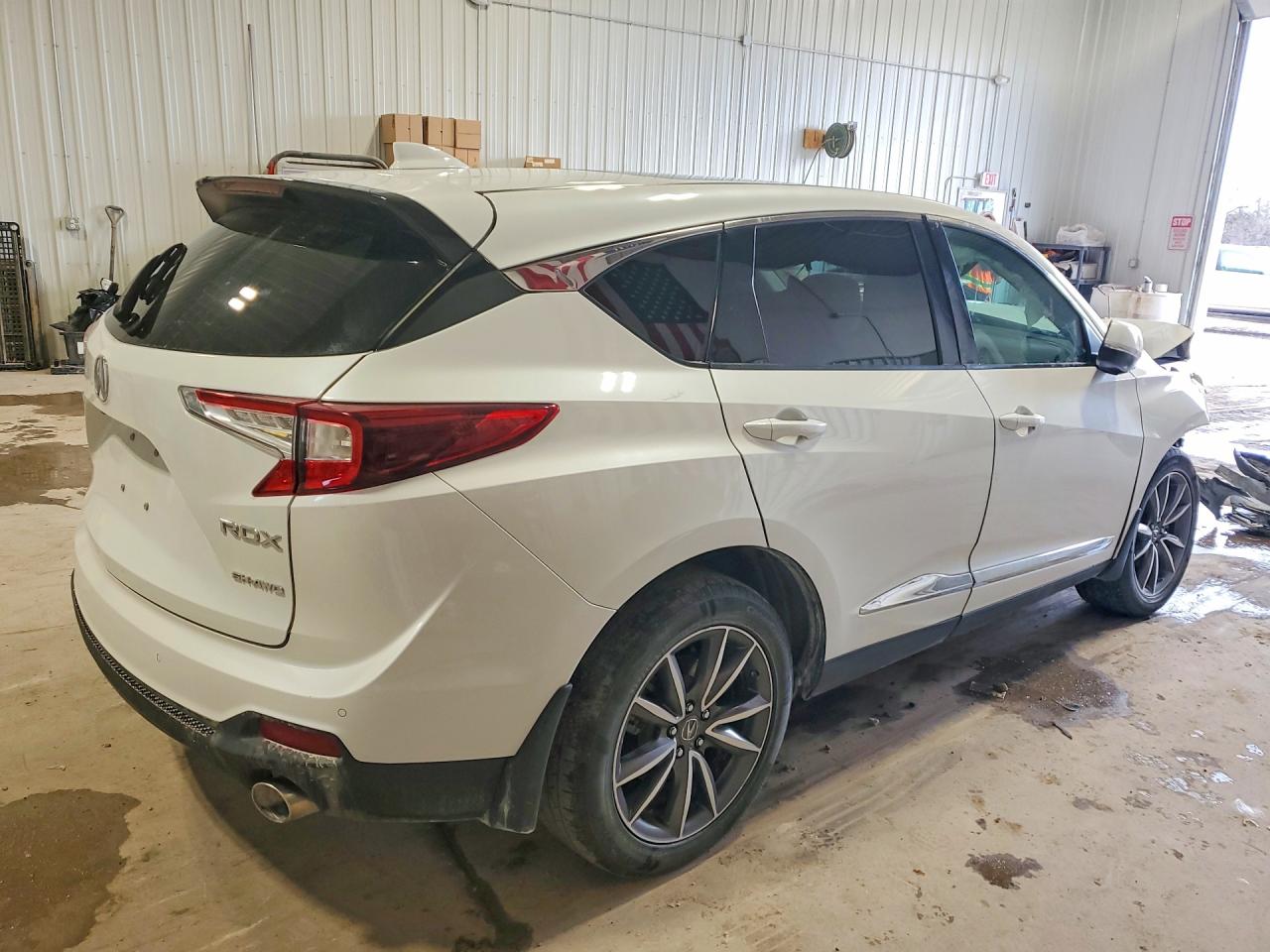2020 Acura Rdx Technology White vin: 5J8TC2H54LL038402