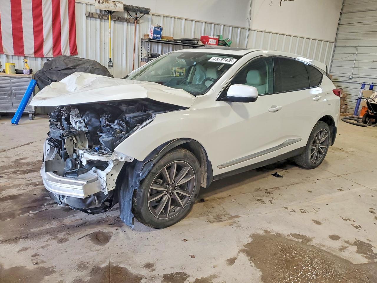 2020 Acura Rdx Technology White vin: 5J8TC2H54LL038402