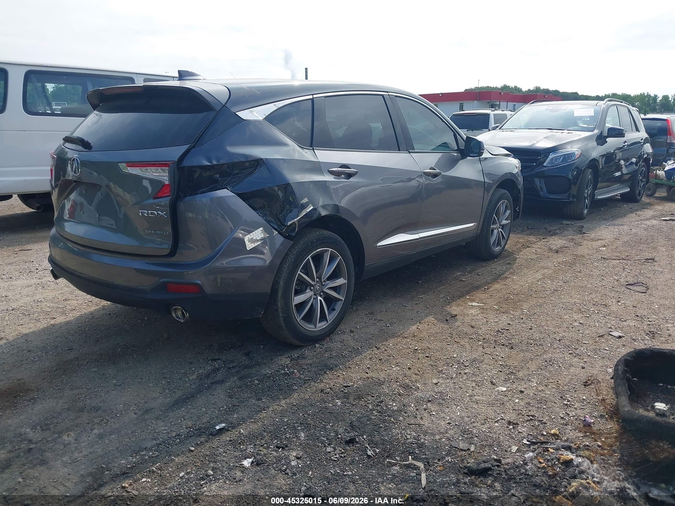 2021 Acura Rdx Technology Package Gray vin: 5J8TC2H54ML001111