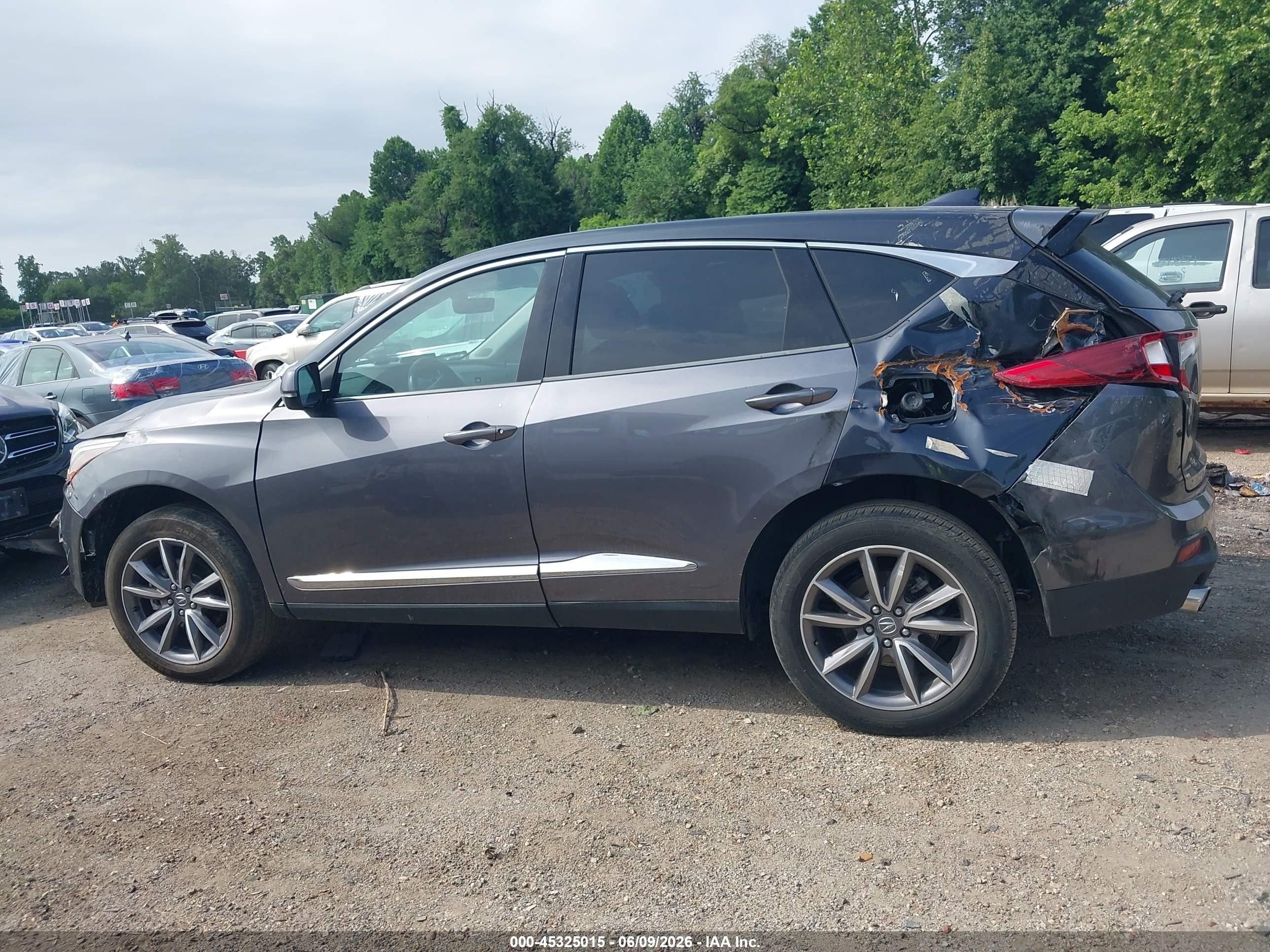 2021 Acura Rdx Technology Package Gray vin: 5J8TC2H54ML001111
