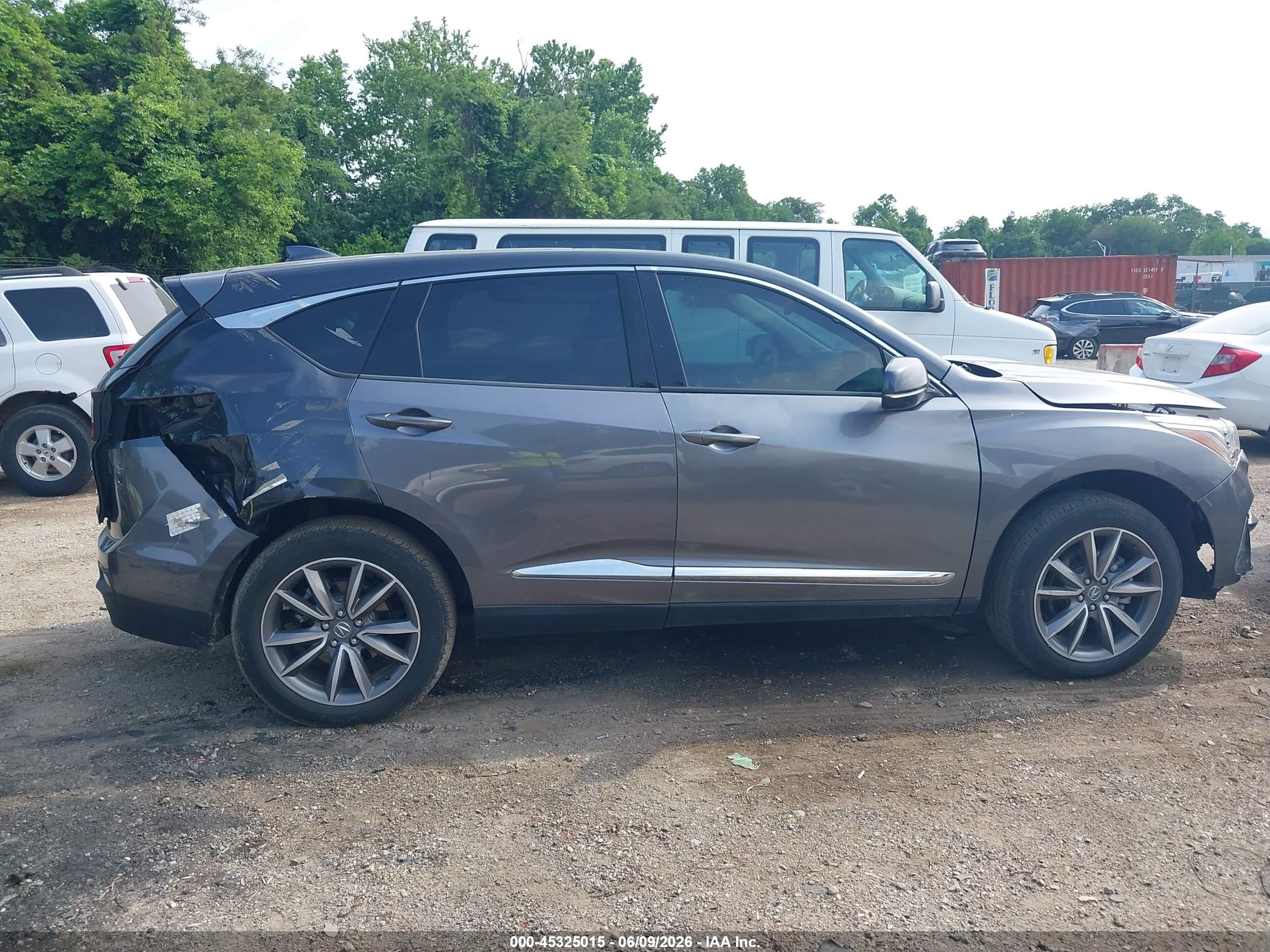2021 Acura Rdx Technology Package Gray vin: 5J8TC2H54ML001111