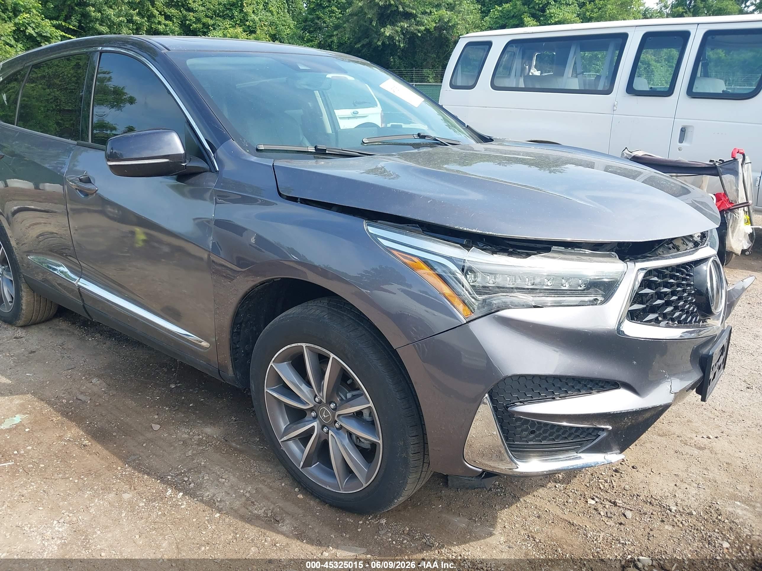 2021 Acura Rdx Technology Package Gray vin: 5J8TC2H54ML001111