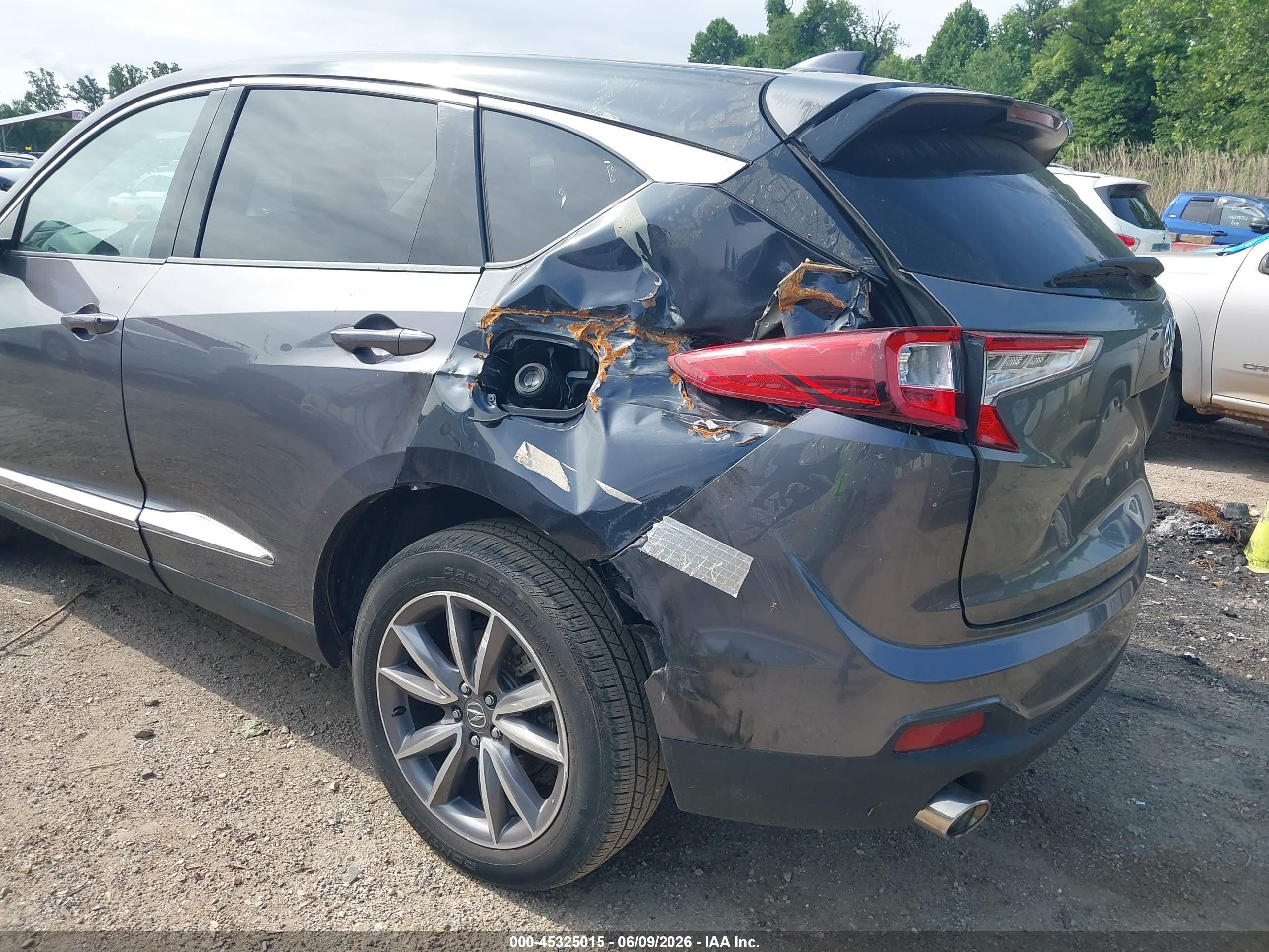 2021 Acura Rdx Technology Package Gray vin: 5J8TC2H54ML001111