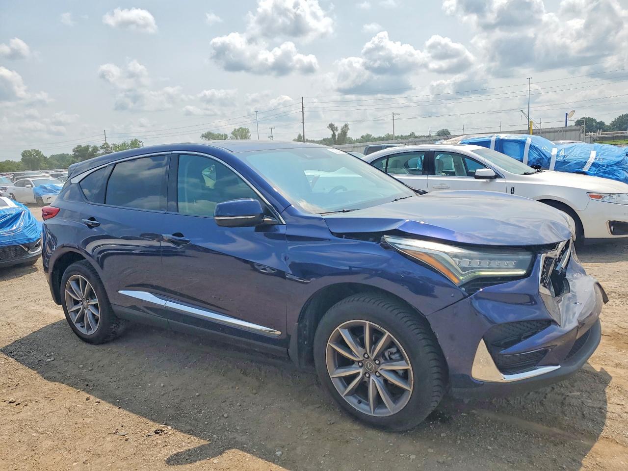 2021 Acura Rdx Technology Синий vin: 5J8TC2H54ML004963