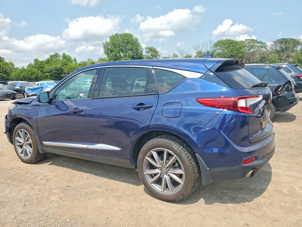 2021 Acura Rdx Technology Синий vin: 5J8TC2H54ML004963