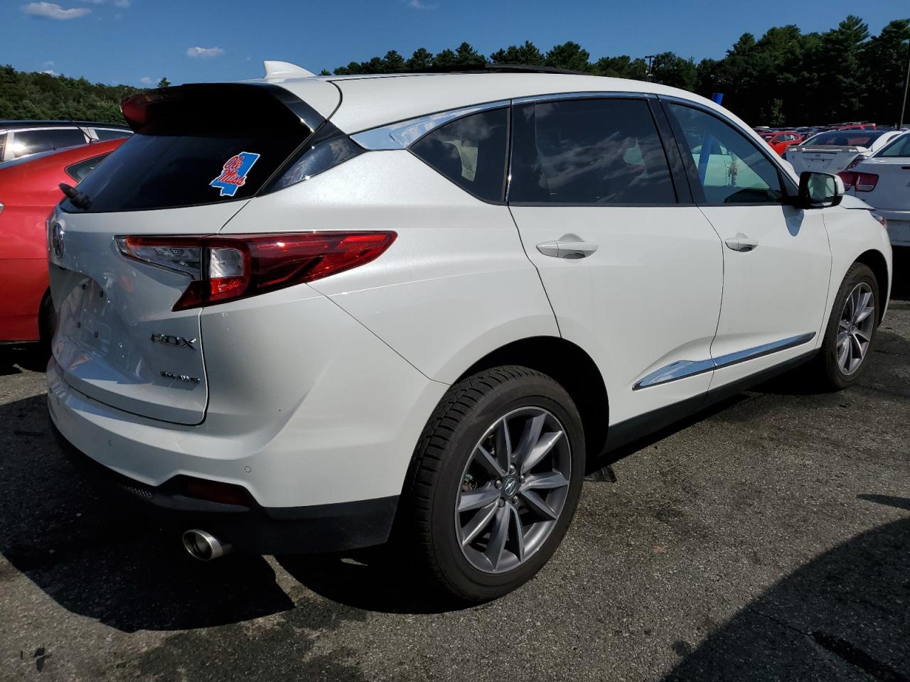 2020 Acura Rdx Technology Белый vin: 5J8TC2H57LL002266