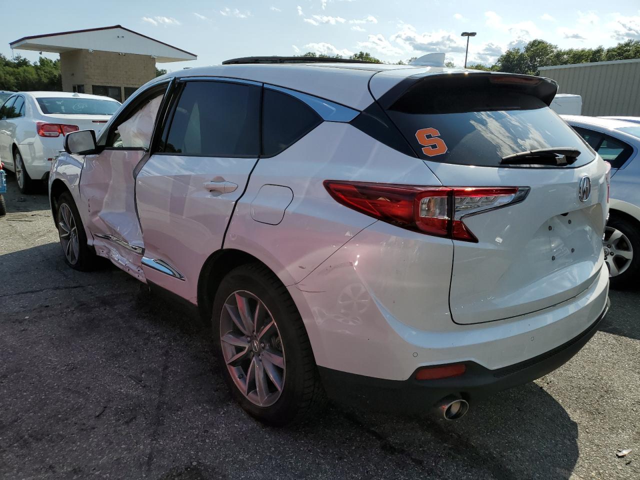 2020 Acura Rdx Technology Белый vin: 5J8TC2H57LL002266