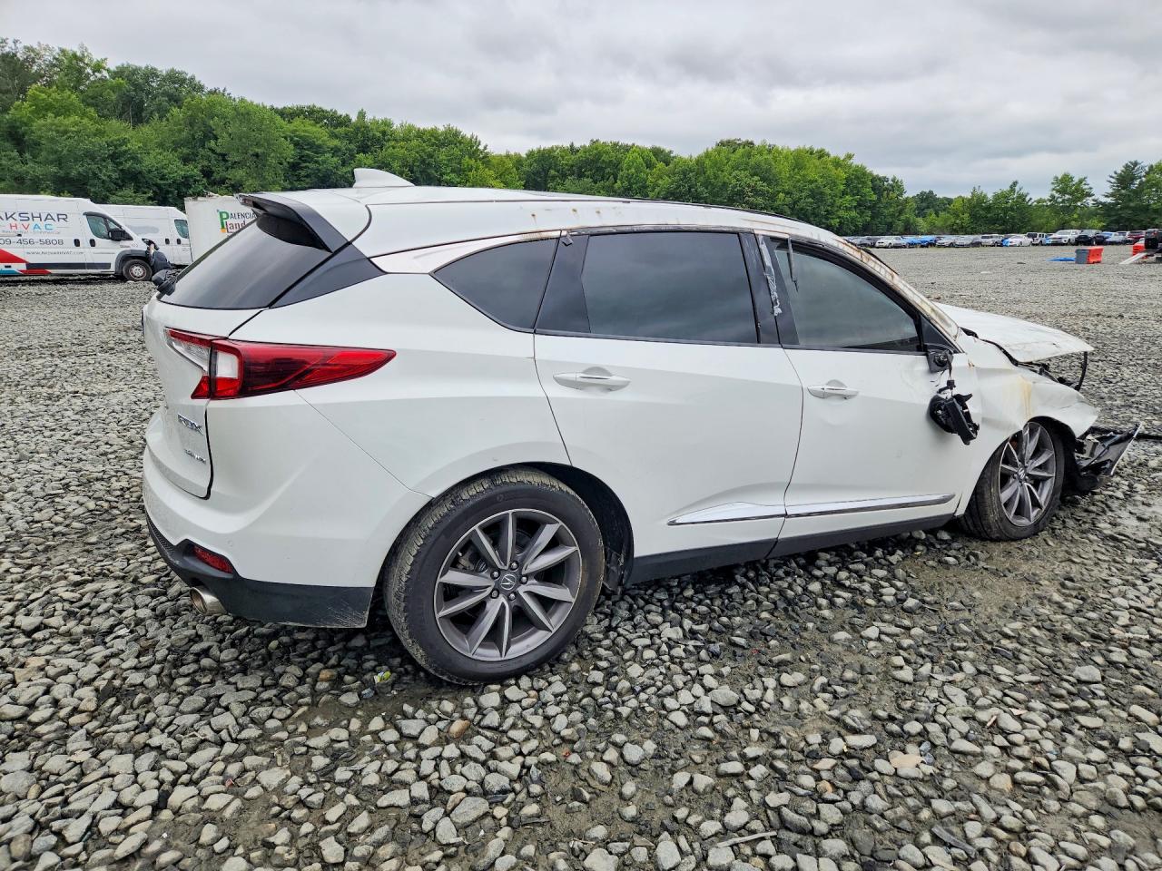 2020 Acura Rdx Technology Белый vin: 5J8TC2H57LL002266