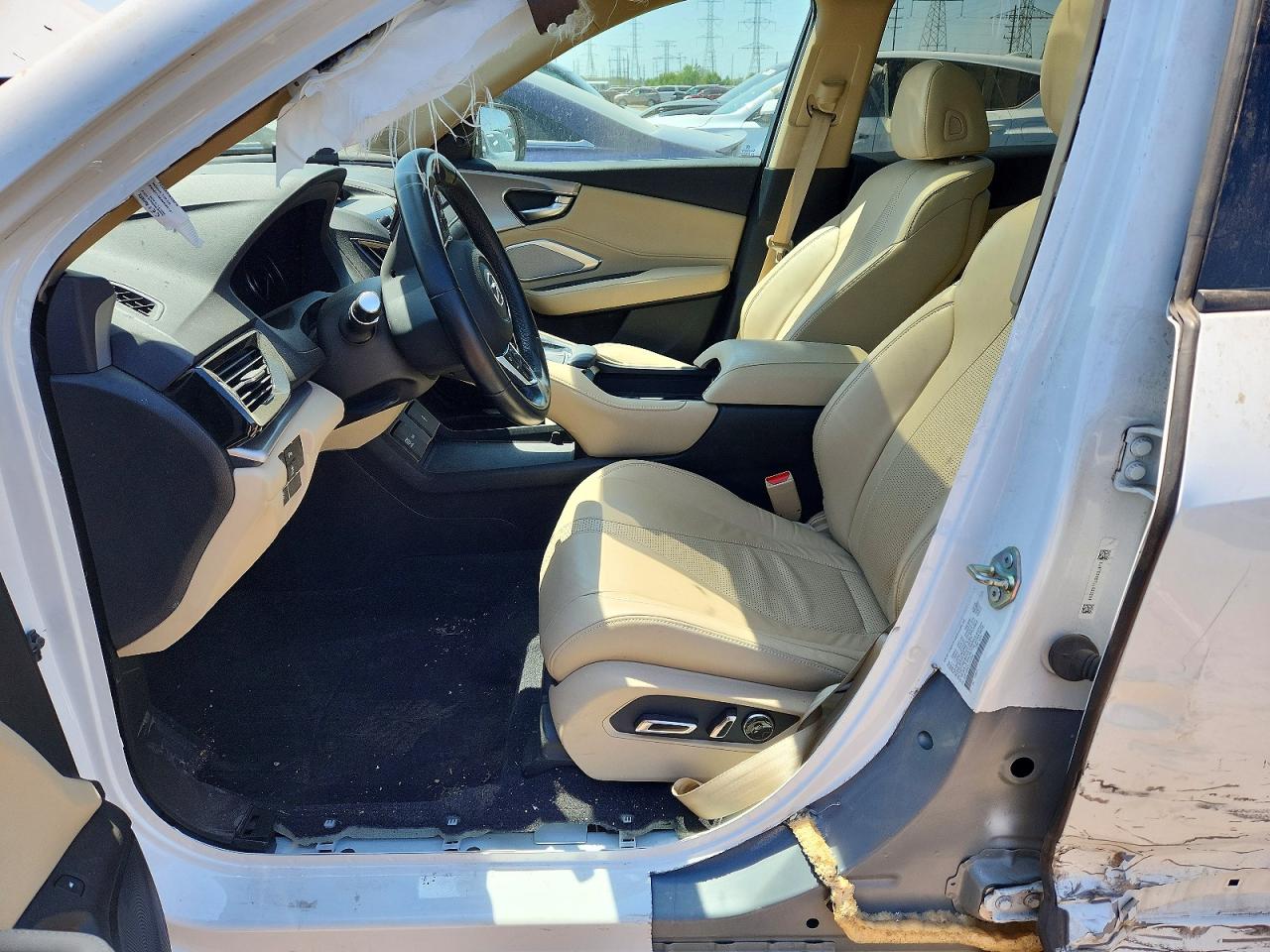 2020 Acura Rdx Technology White vin: 5J8TC2H57LL023294