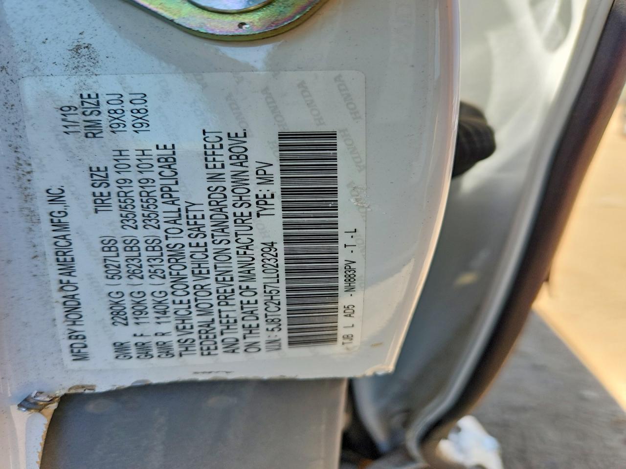 2020 Acura Rdx Technology White vin: 5J8TC2H57LL023294
